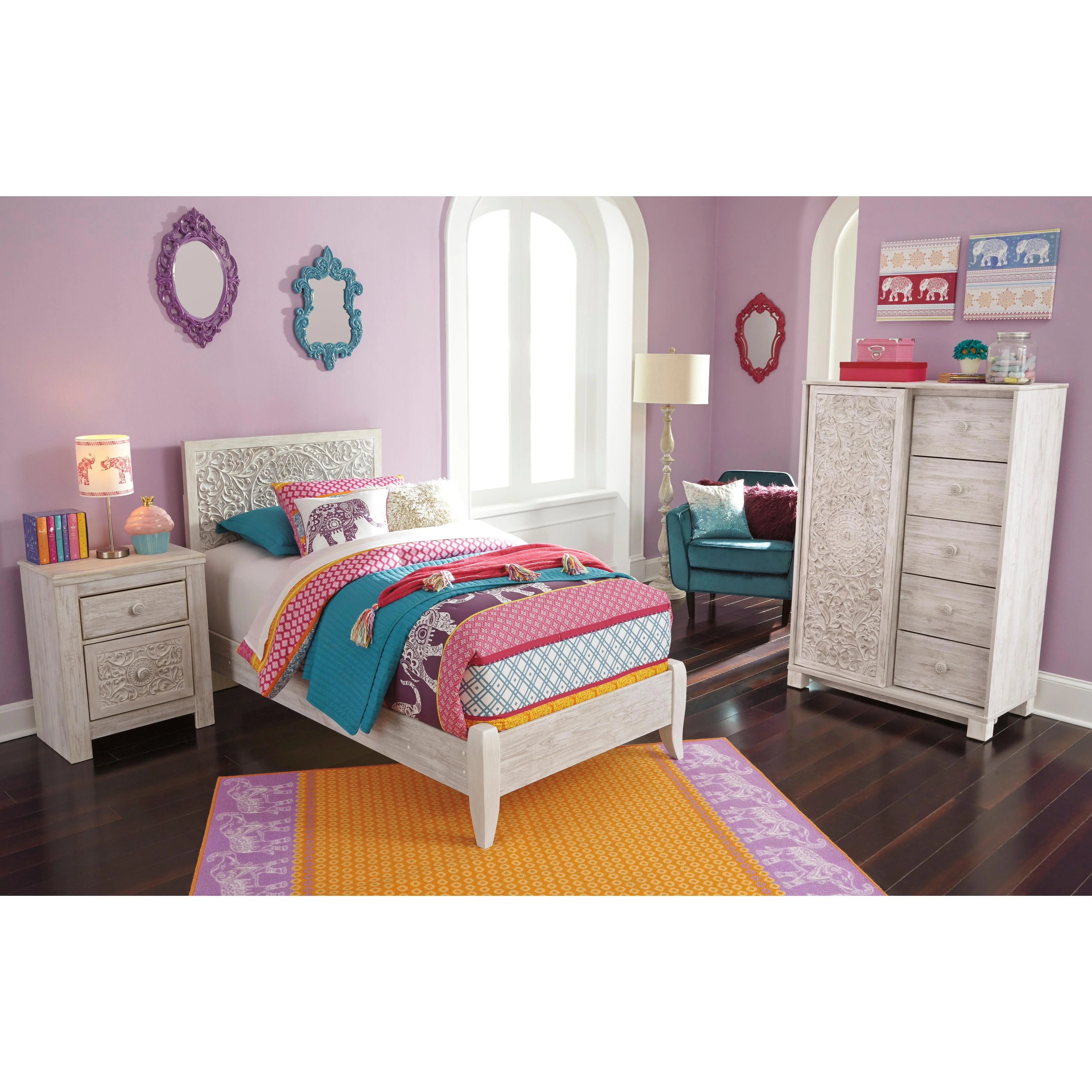 Signature Design by Ashley Paxberry B181B1 Twin Panel Bed - Image 4