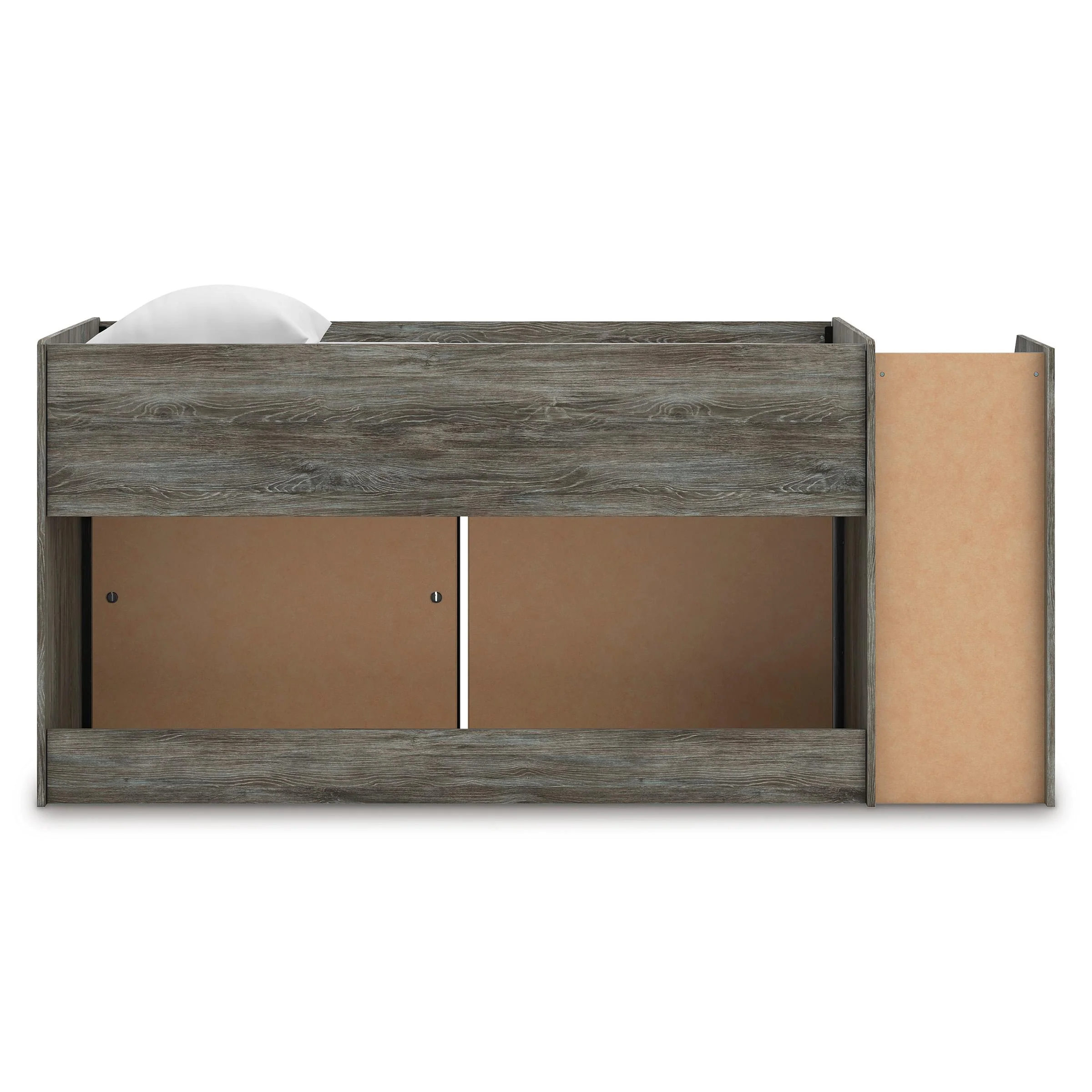 Signature Design by Ashley Frandern B4480B16 Twin Loft Bed with Bookcase and Drawer Storage - Image 5