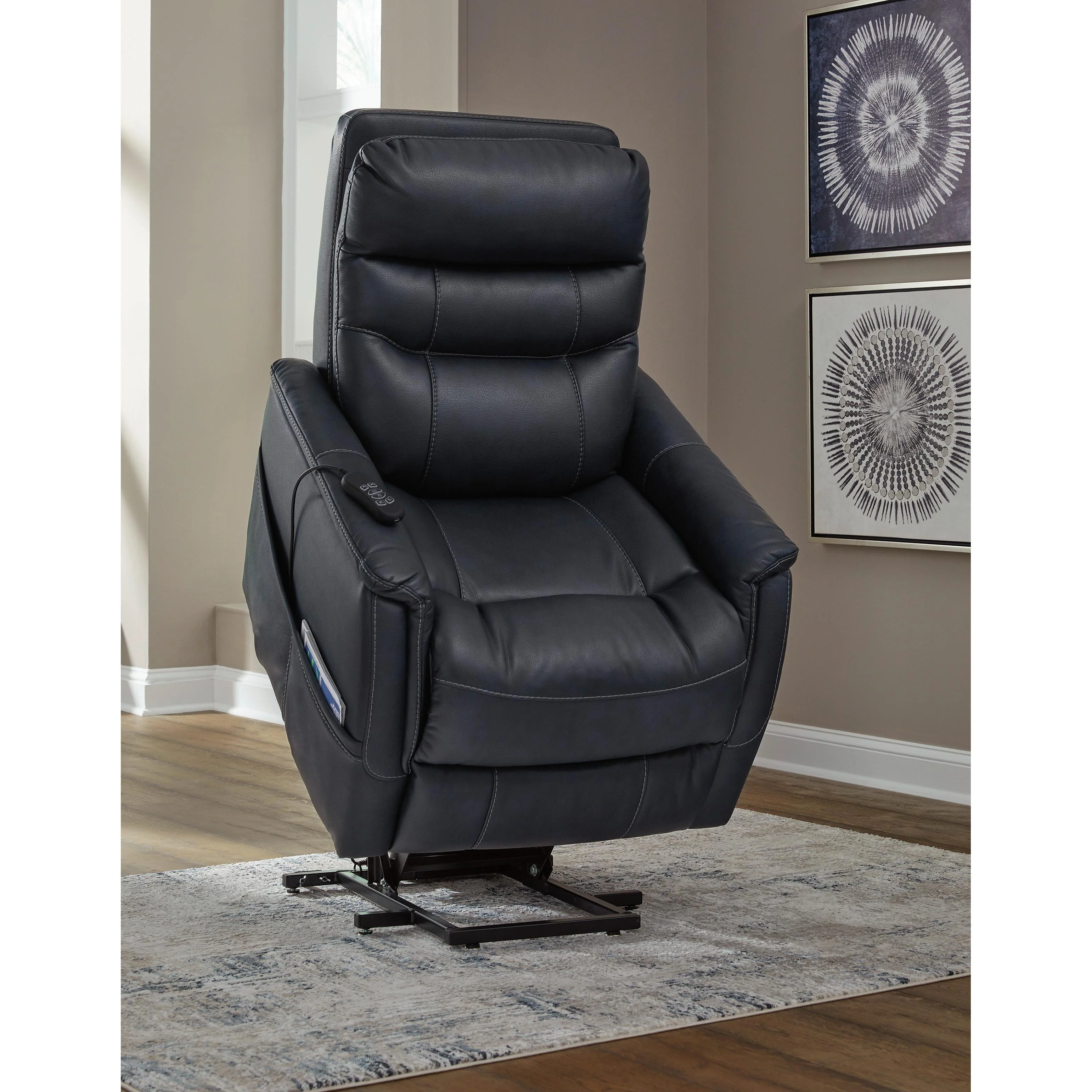 Signature Design by Ashley Strawbill 6391012 Power Lift Recliner - Image 10