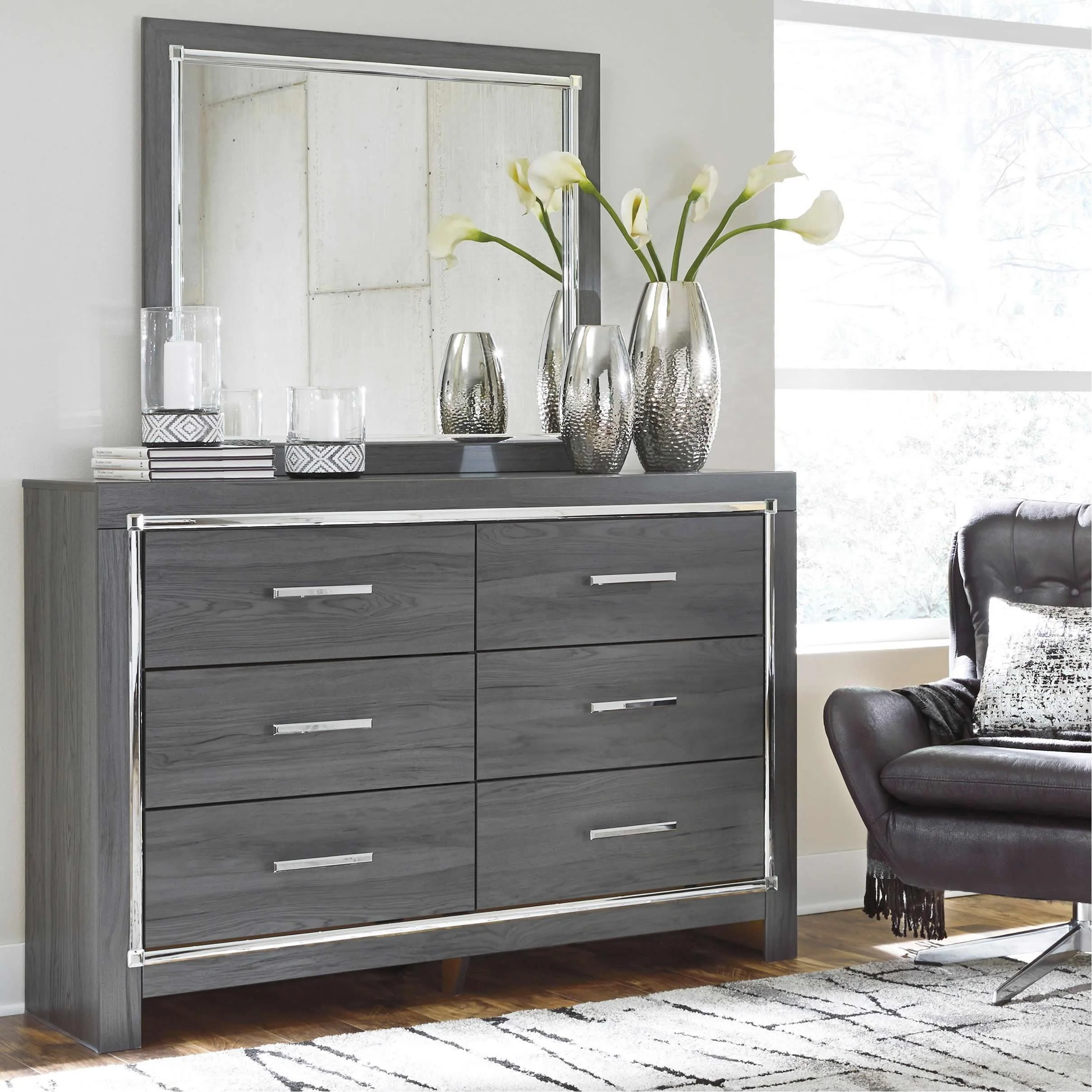 Signature Design by Ashley Lodanna B214B23 6 pc Full Panel Bedroom Set - Image 3