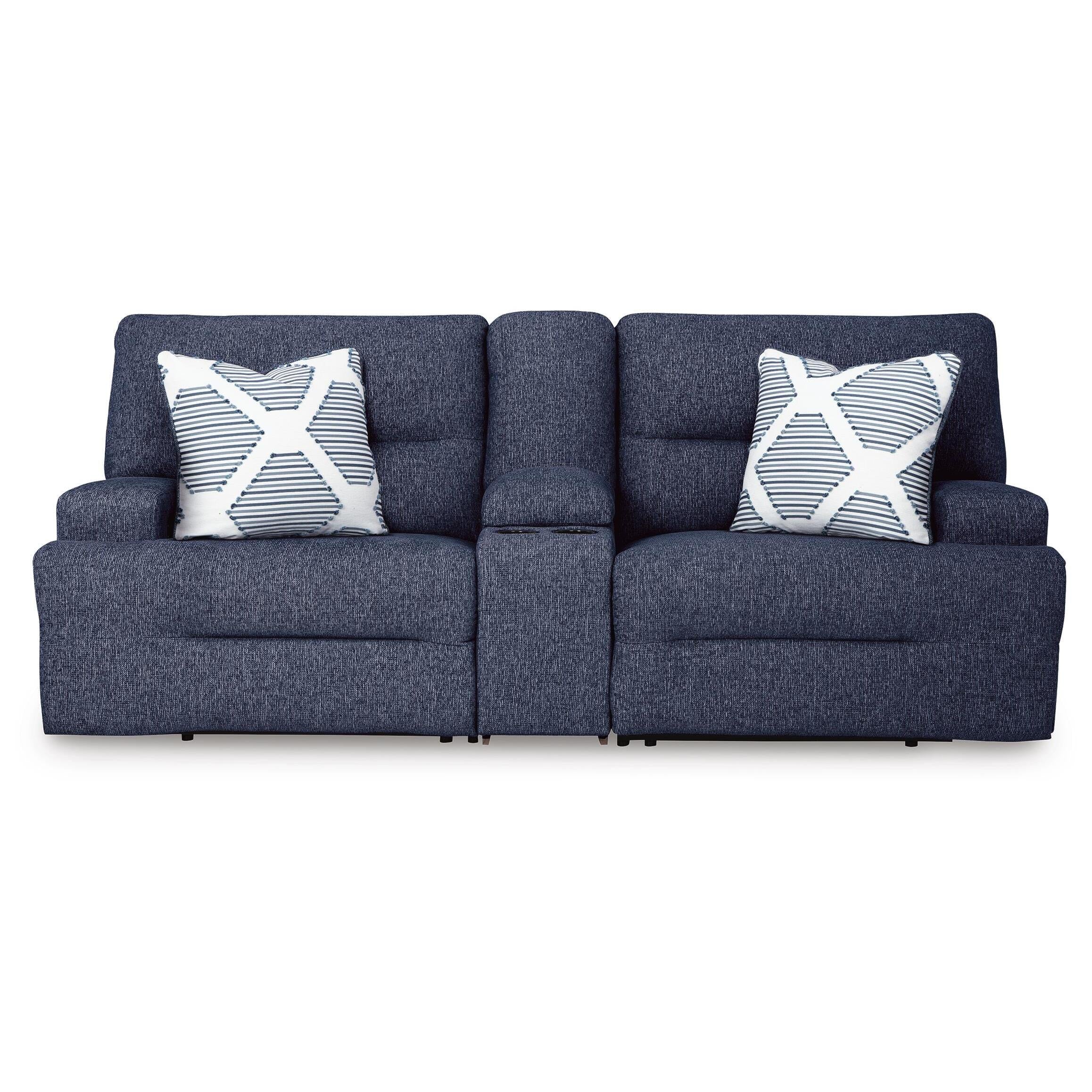 Signature Design by Ashley Acklen Place Power Reclining Fabric Loveseat 9360757/9360758/9360762 - Image 2