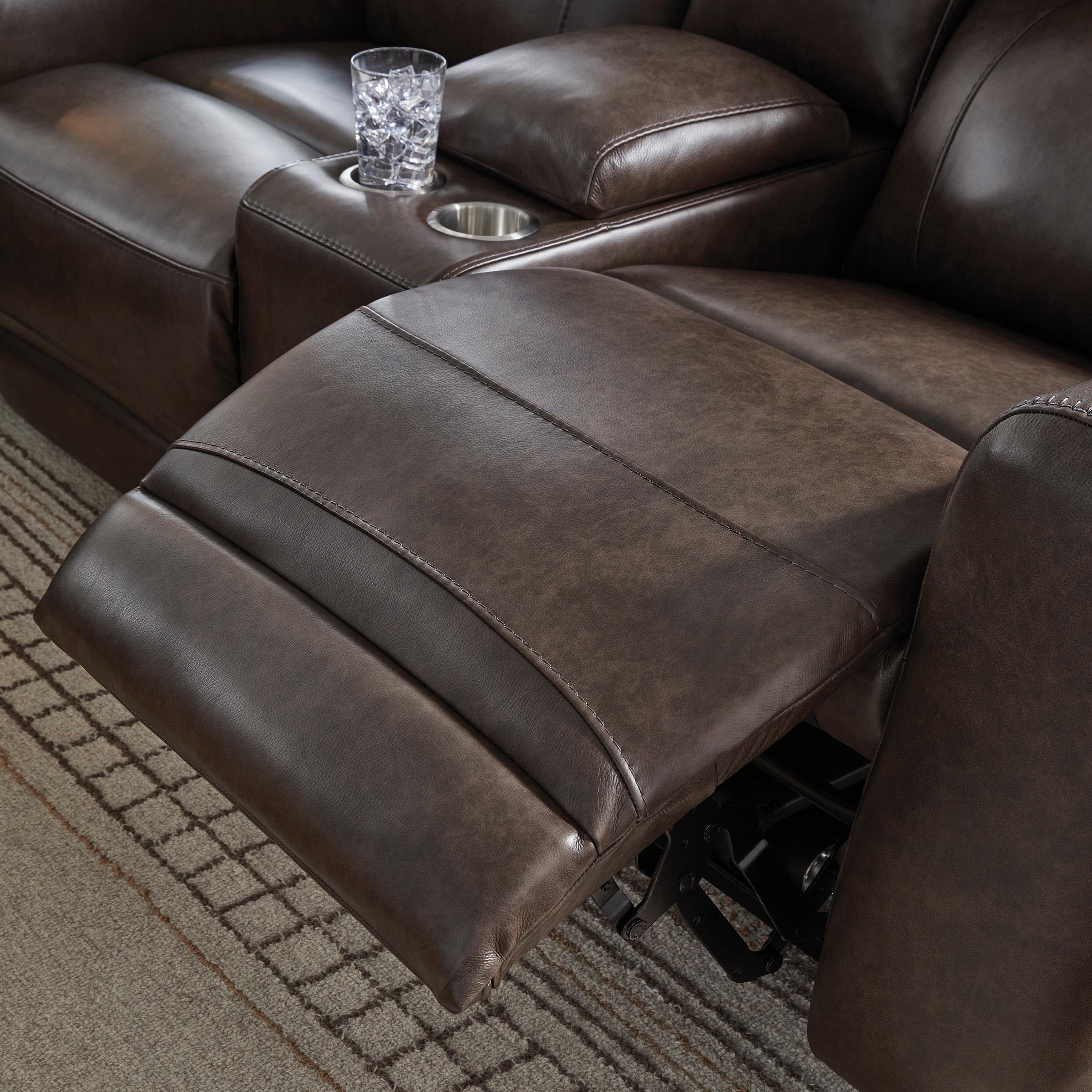 Signature Design by Ashley Crossplex PCU6450618 Power Reclining Loveseat with Console and Adjustable Headrest - Image 7