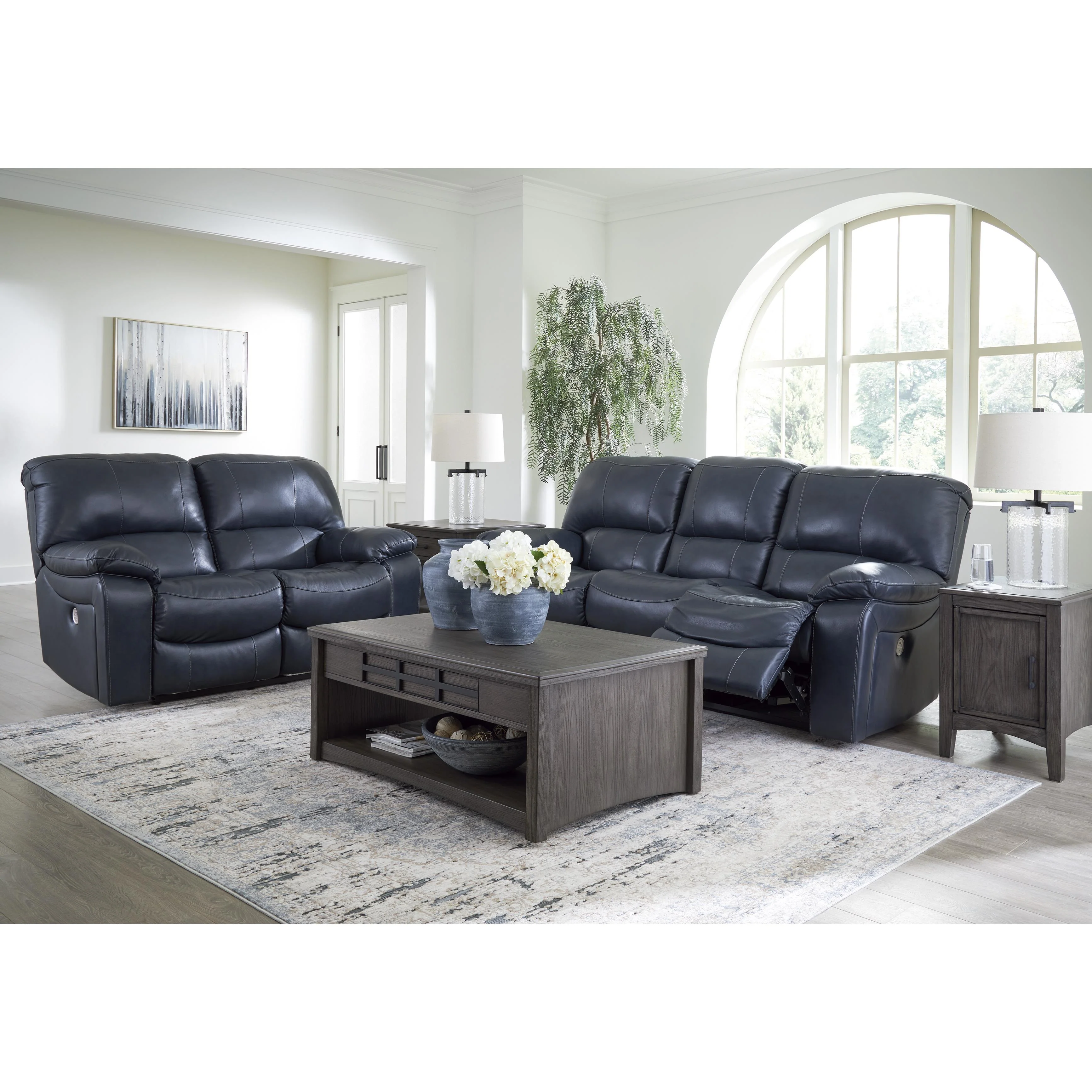 Signature Design by Ashley Leesworth U4380974 Reclining Power Loveseat - Image 10