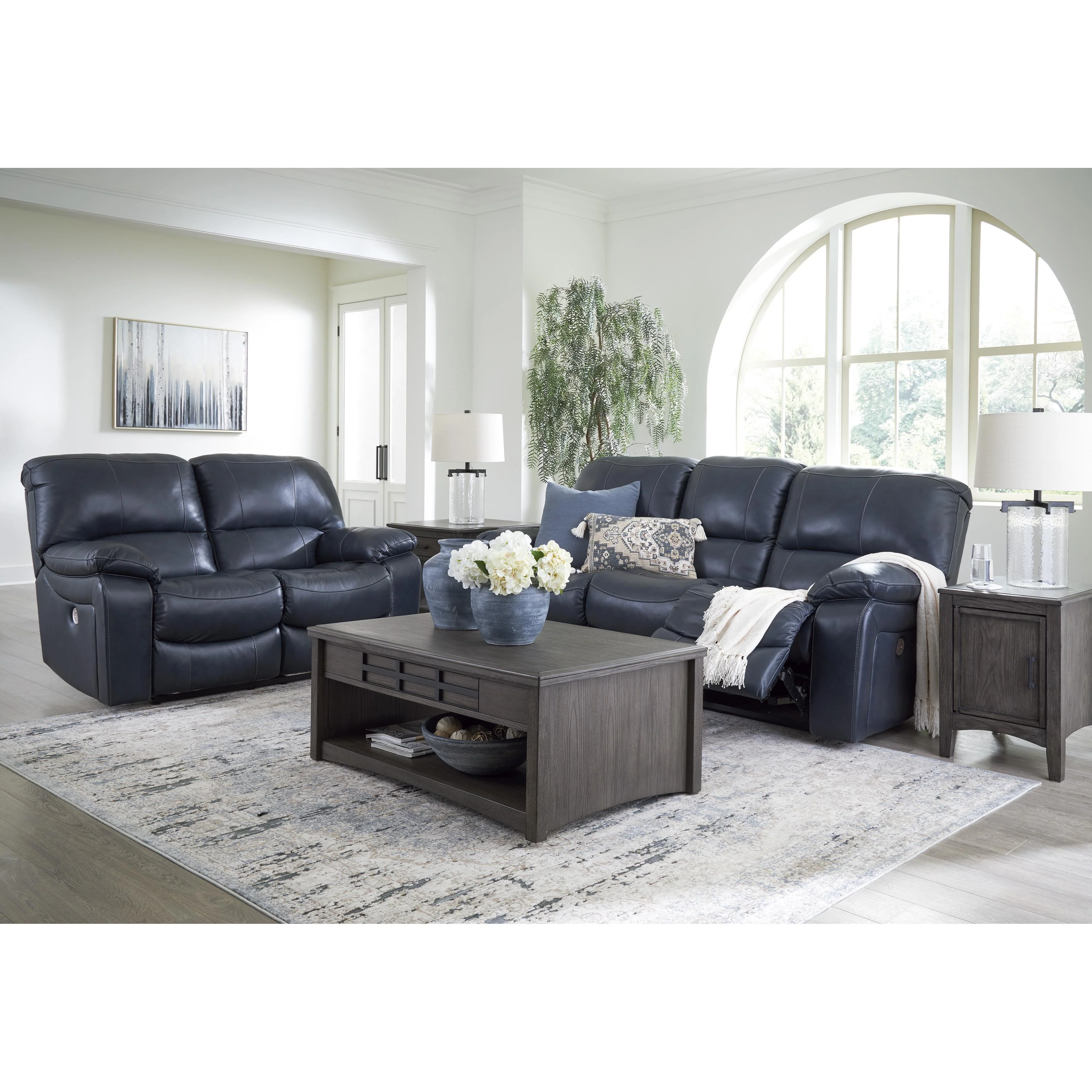 Signature Design by Ashley Leesworth U4380974 Reclining Power Loveseat - Image 11