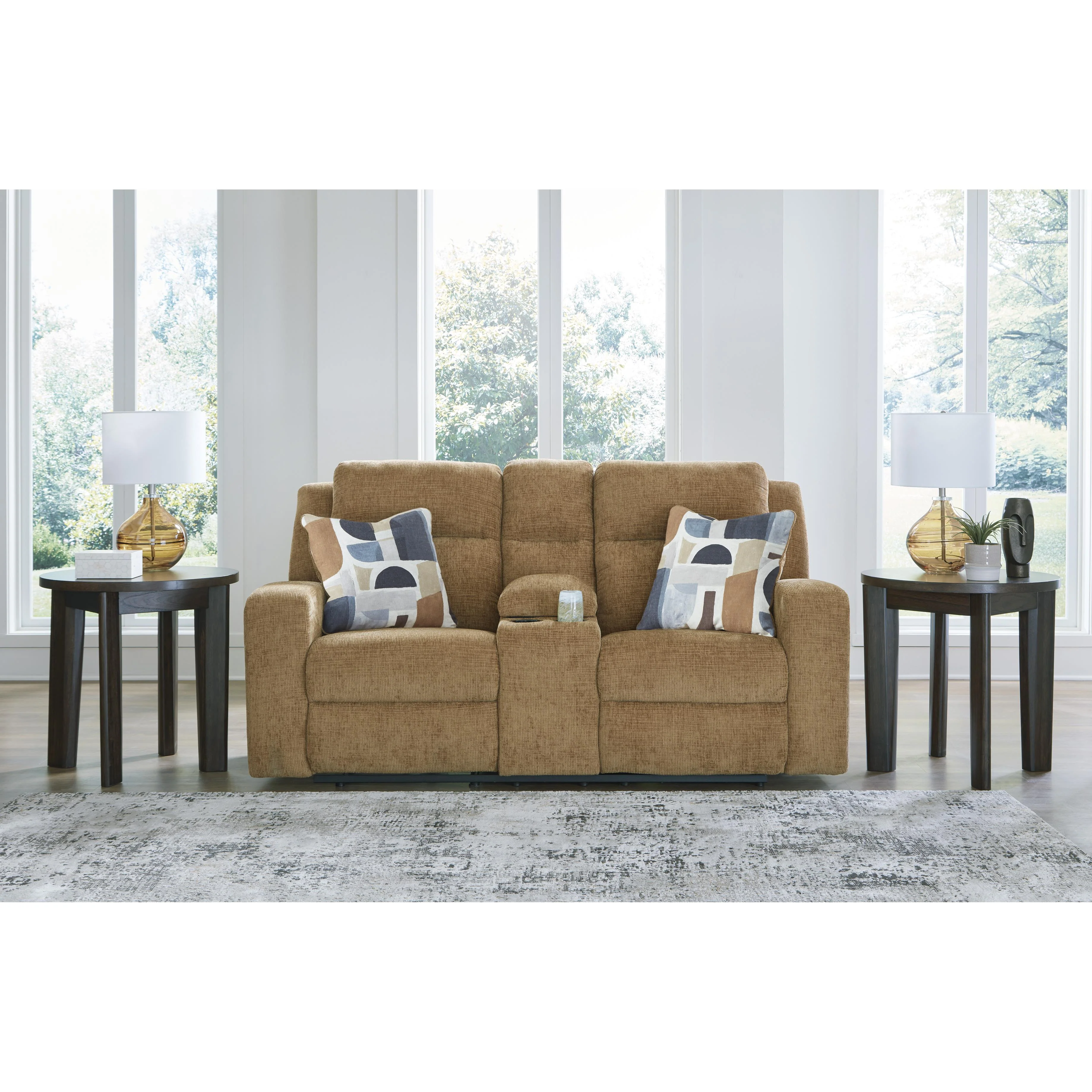 Signature Design by Ashley Kanlow 3860594 Double Reclining Loveseat with Console - Image 5