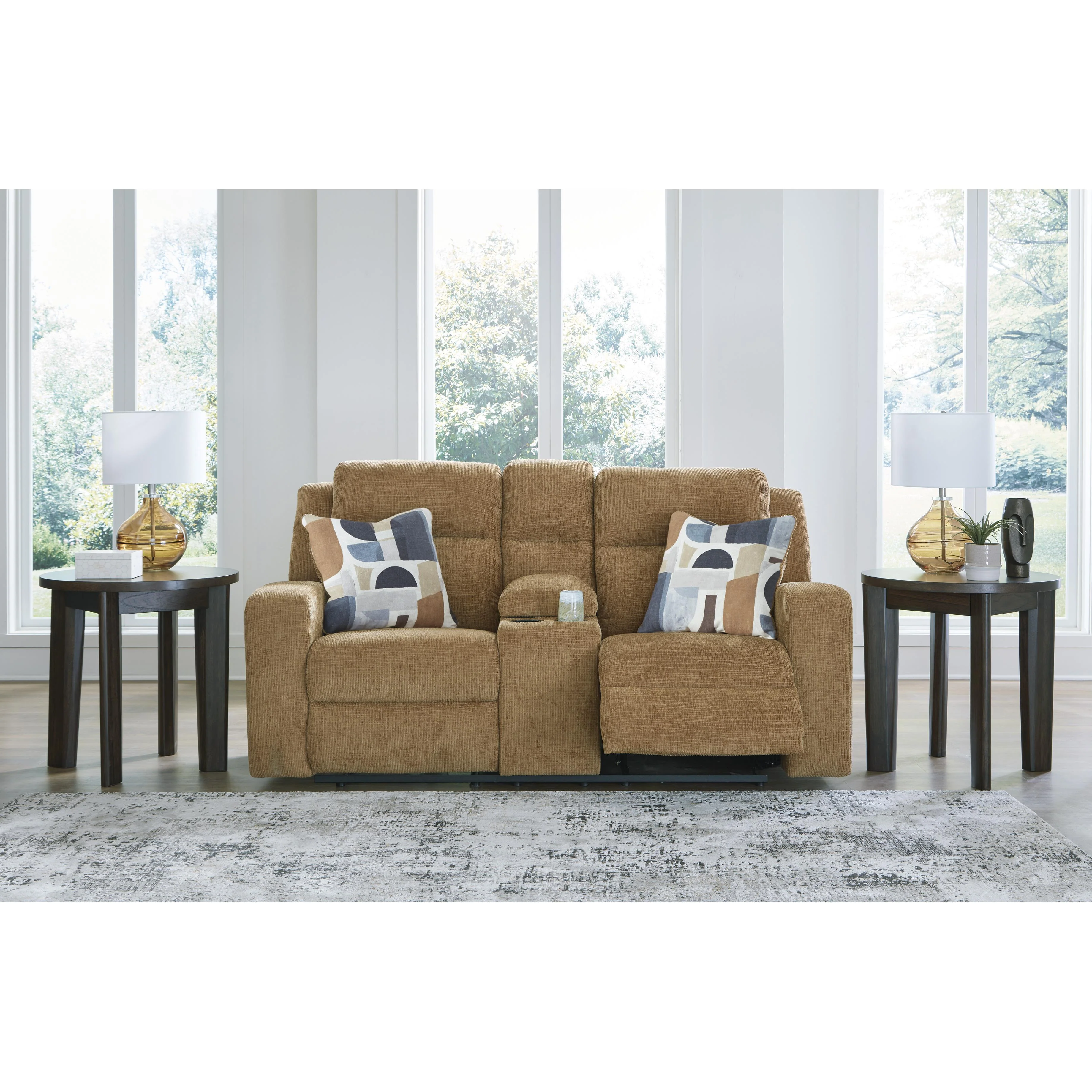 Signature Design by Ashley Kanlow 3860594 Double Reclining Loveseat with Console - Image 6