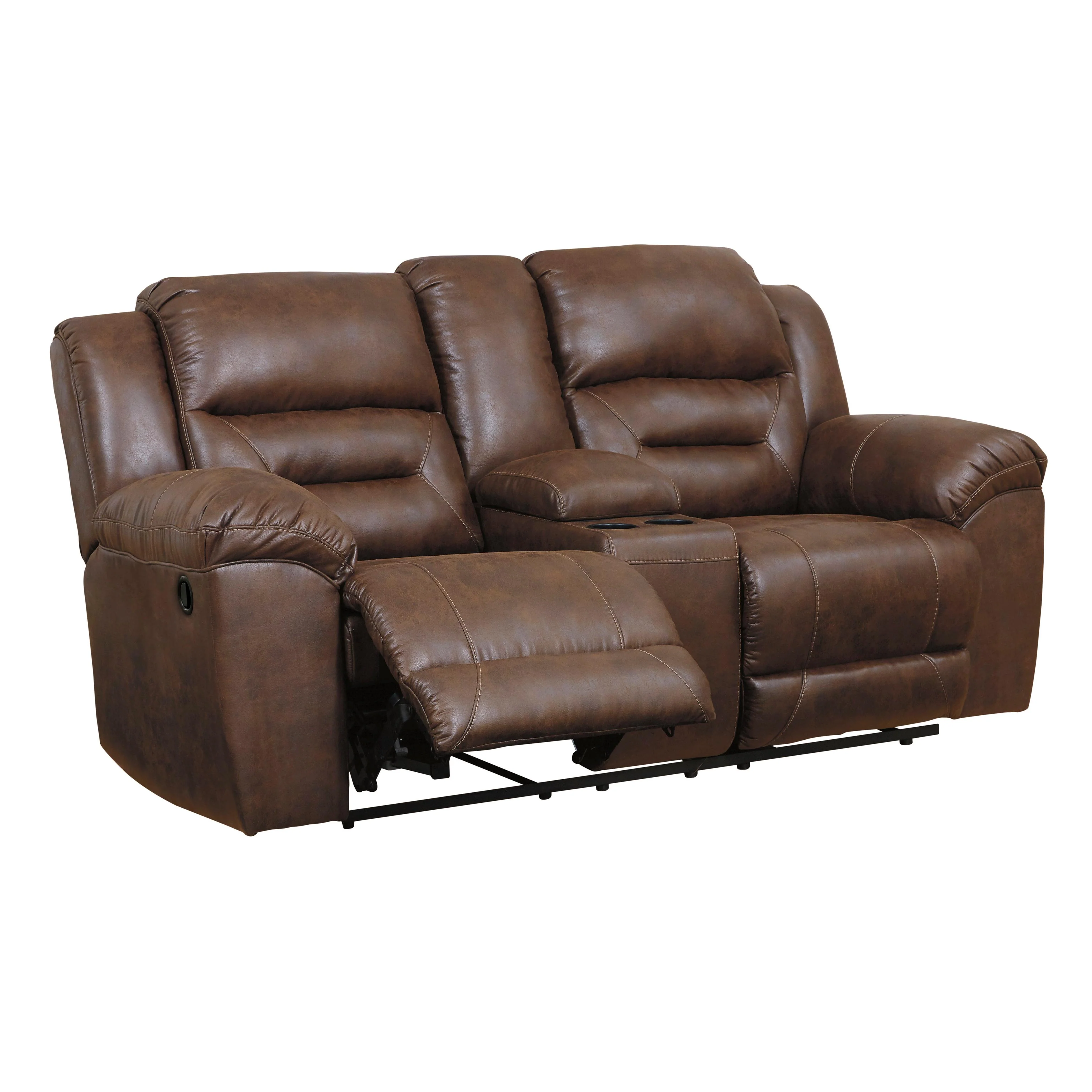 Signature Design by Ashley Stoneland 3990494C Double Reclining Loveseat with Console - Image 2