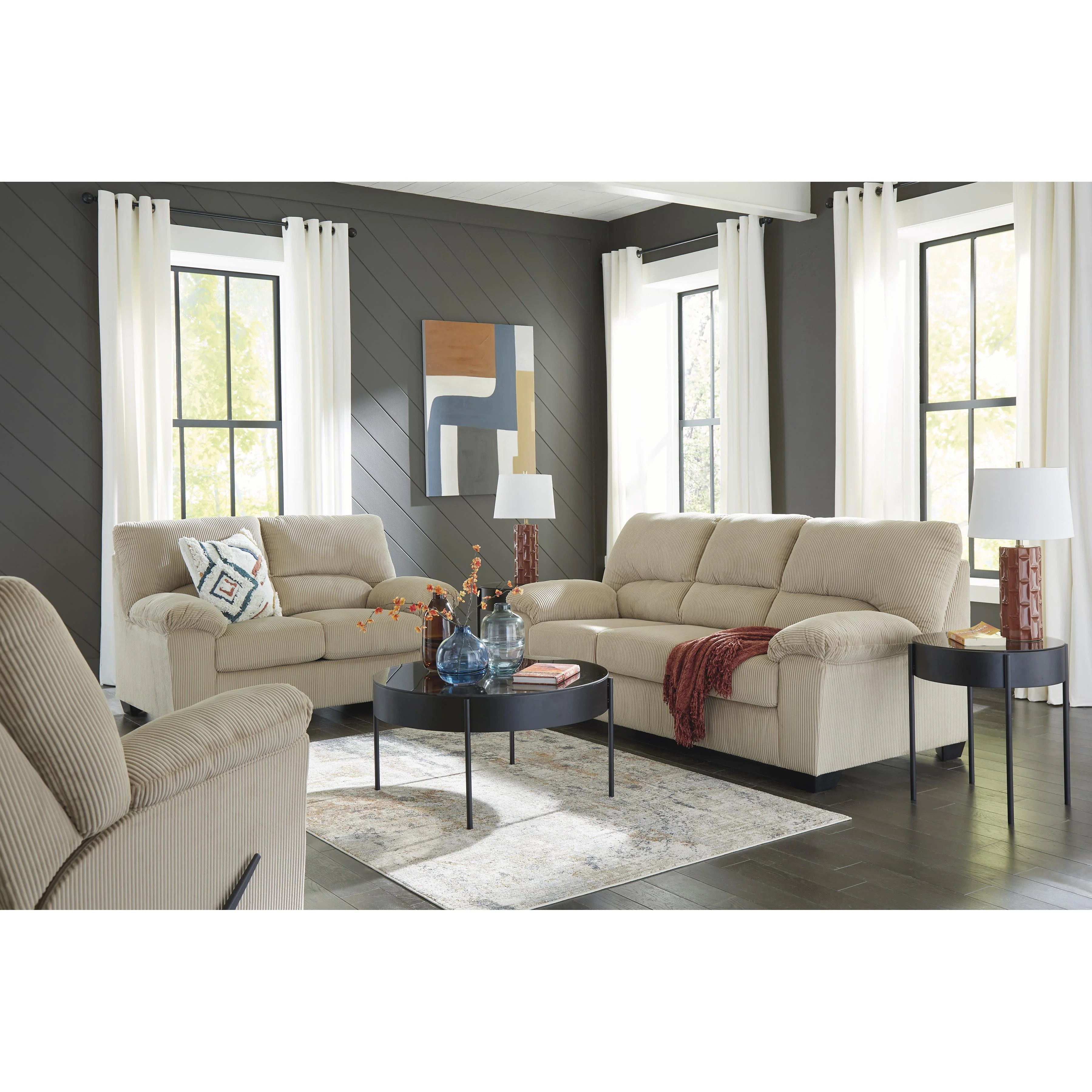 Signature Design by Ashley SimpleJoy 2420335 Loveseat - Image 14