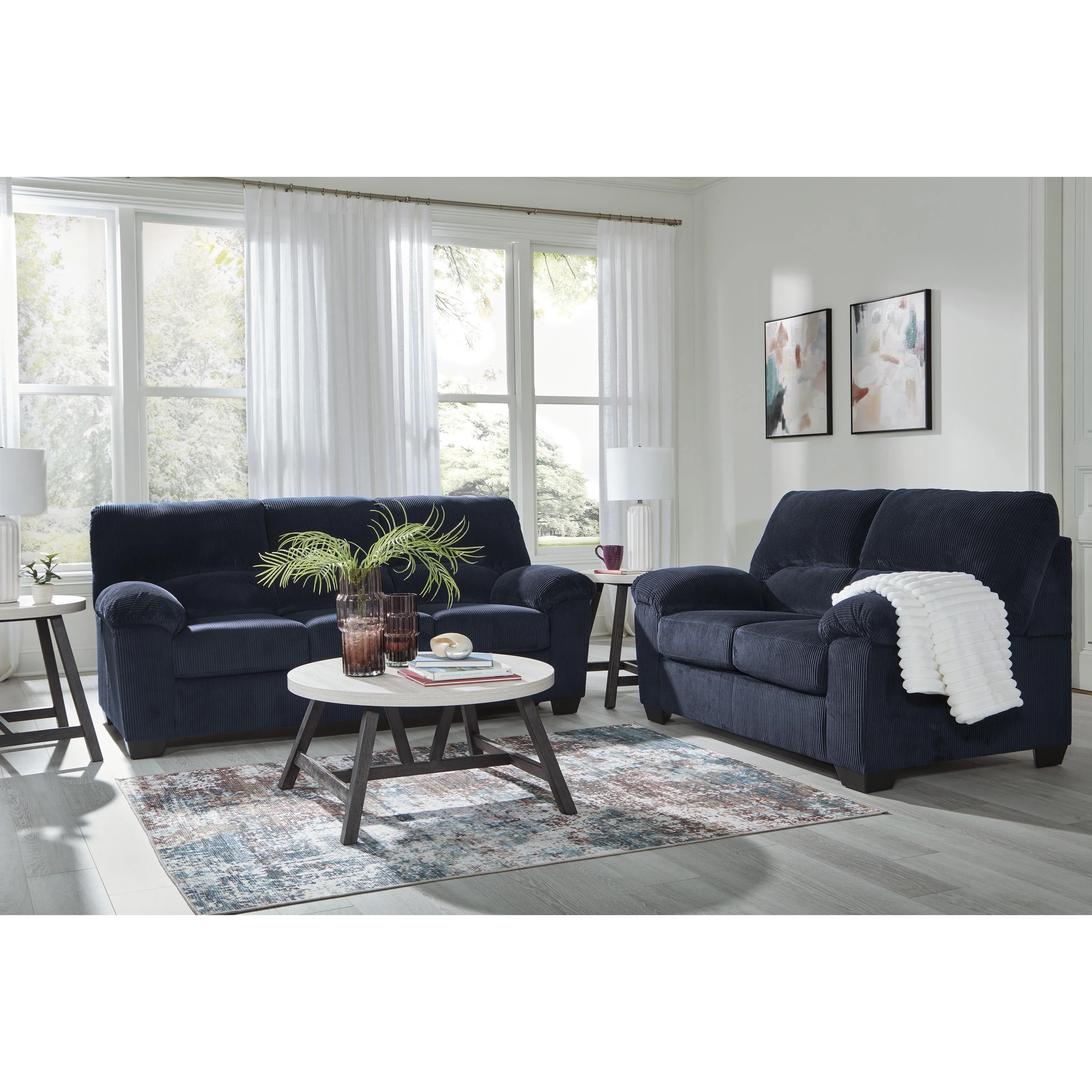 Signature Design by Ashley SimpleJoy 2420535 Loveseat - Image 7