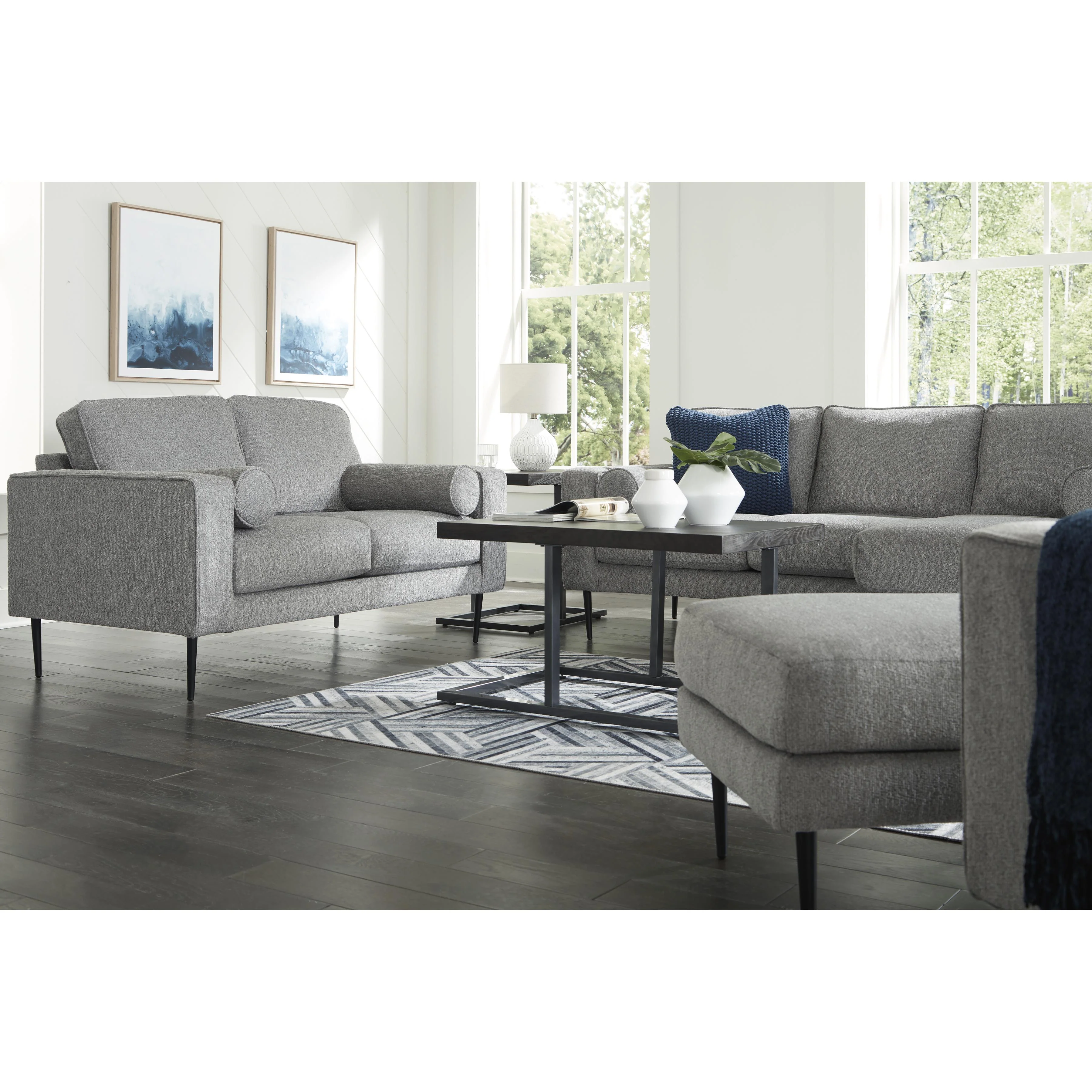 Signature Design by Ashley Hazela 4110235 Loveseat - Image 5