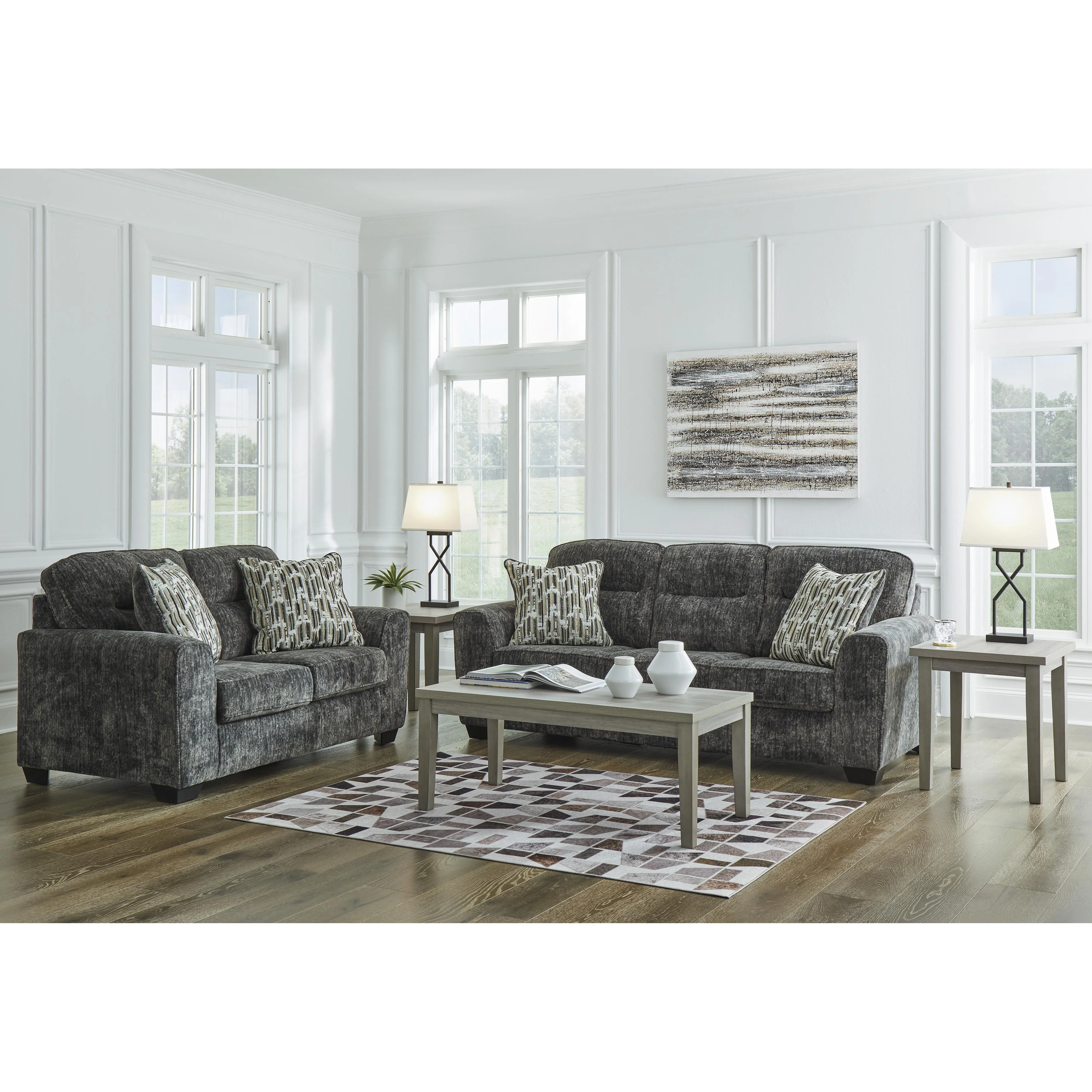 Signature Design by Ashley Lonoke 5050435 Loveseat - Image 7
