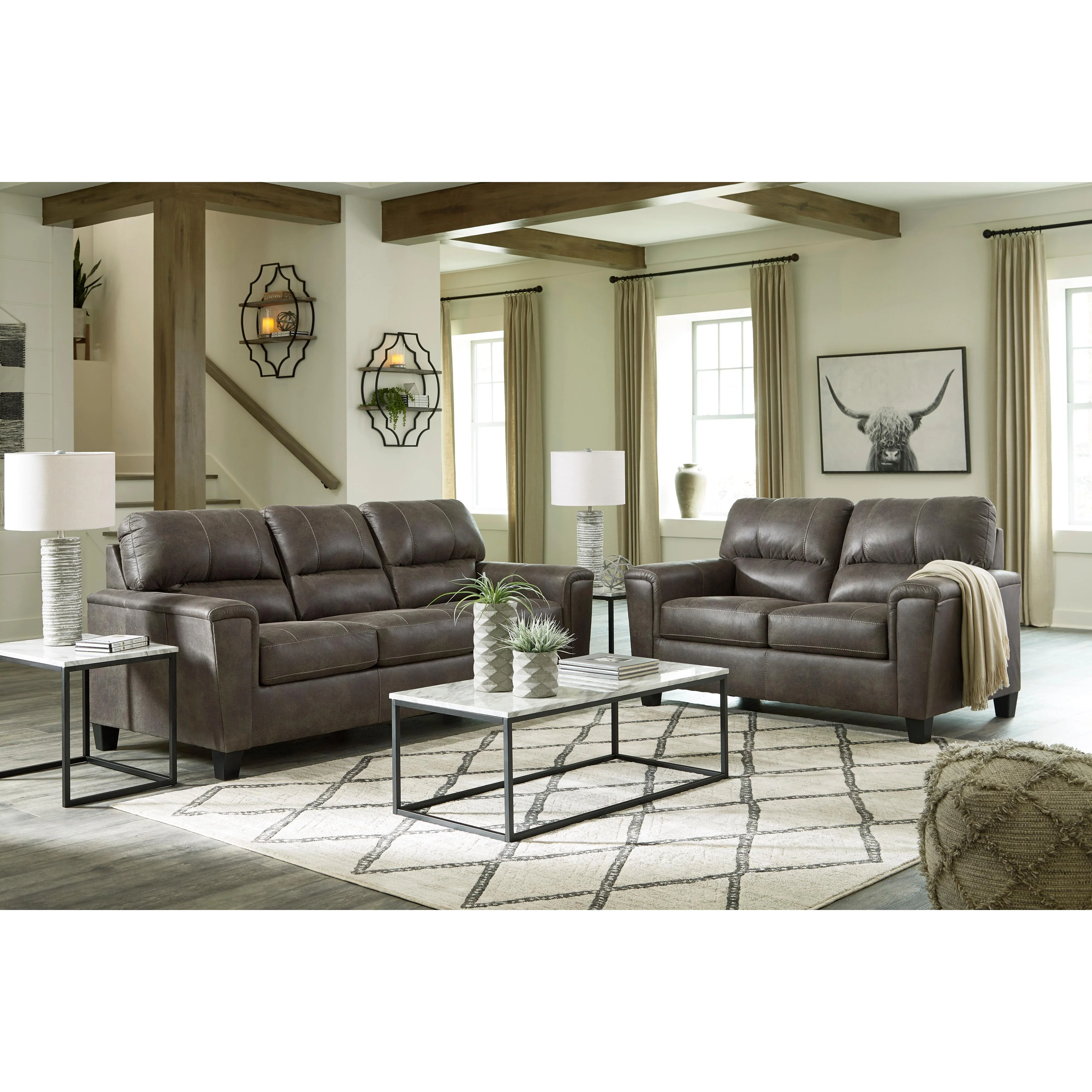 Signature Design by Ashley Navi 9400235 Loveseat - Image 7