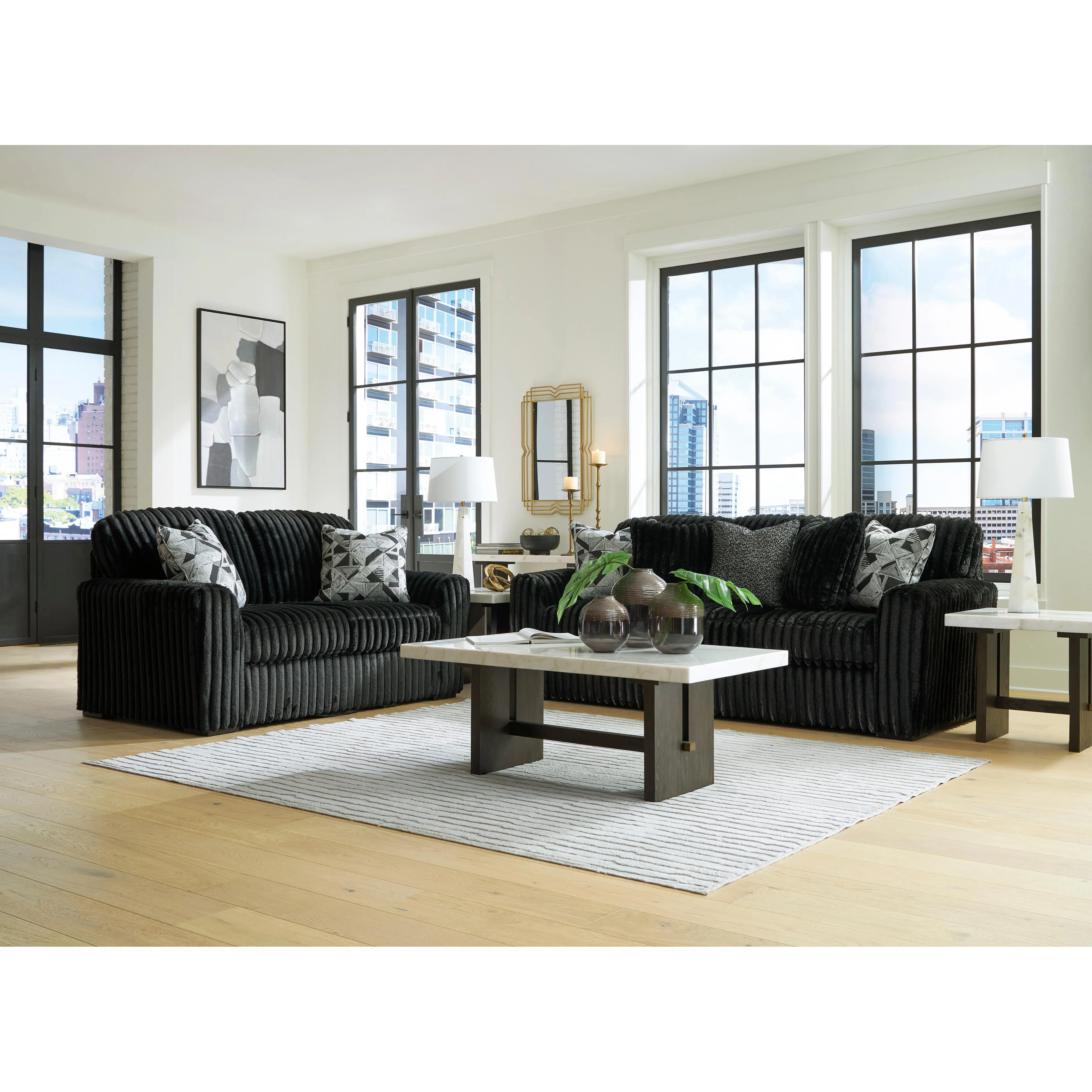 Signature Design by Ashley Midnight-Madness 9810335 Loveseat - Image 6