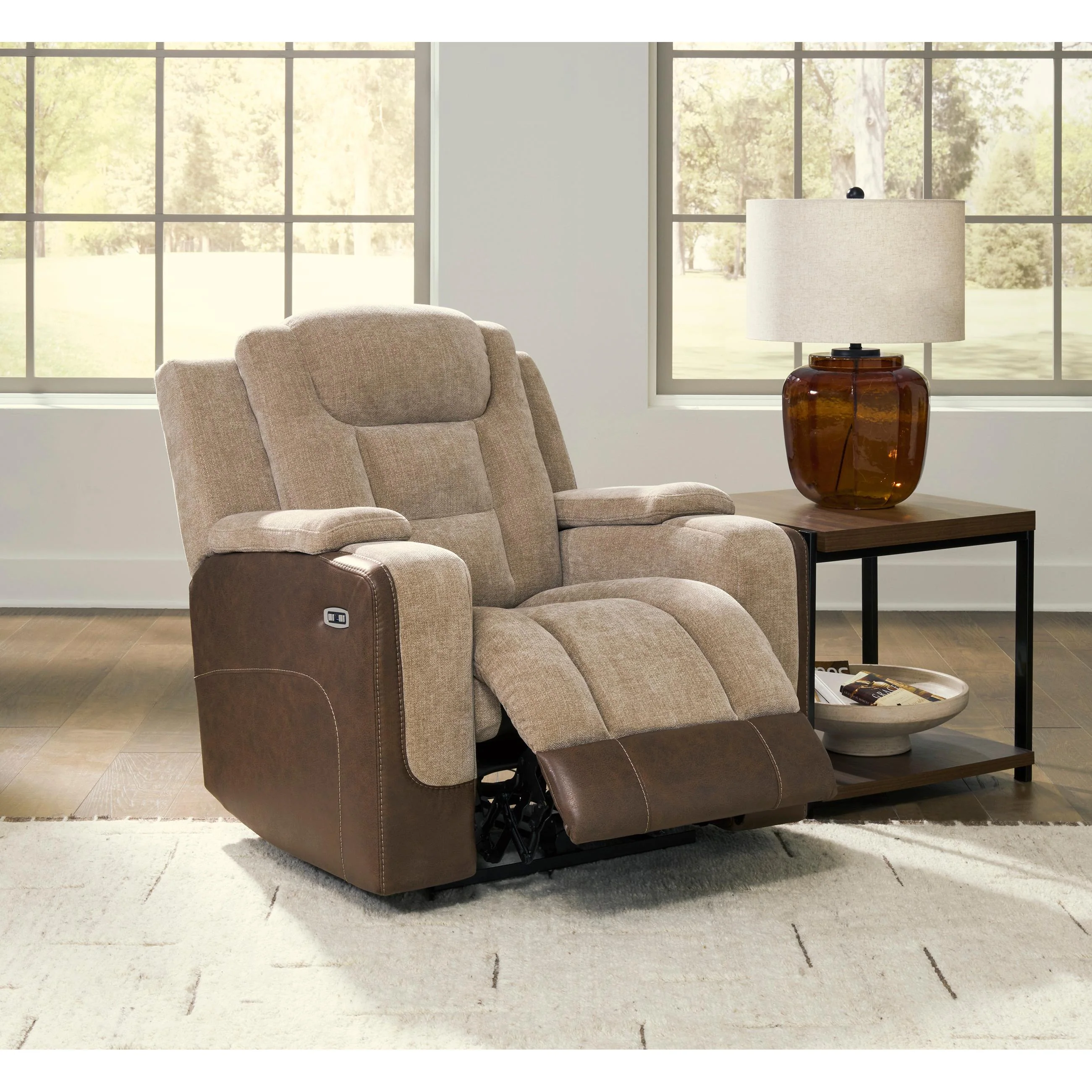 Signature Design by Ashley Mixed Motion PC8350413 Power Recliner with Adjustable Headrest - Image 6