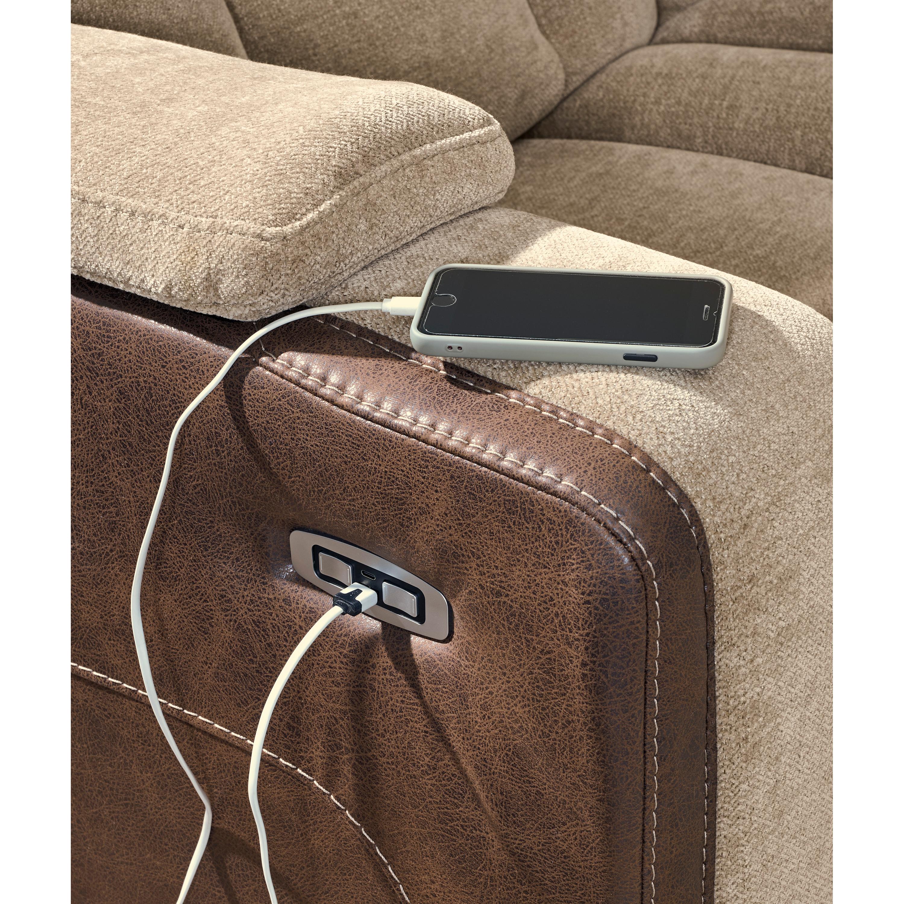 Signature Design by Ashley Mixed Motion PC8350413 Power Recliner with Adjustable Headrest - Image 9