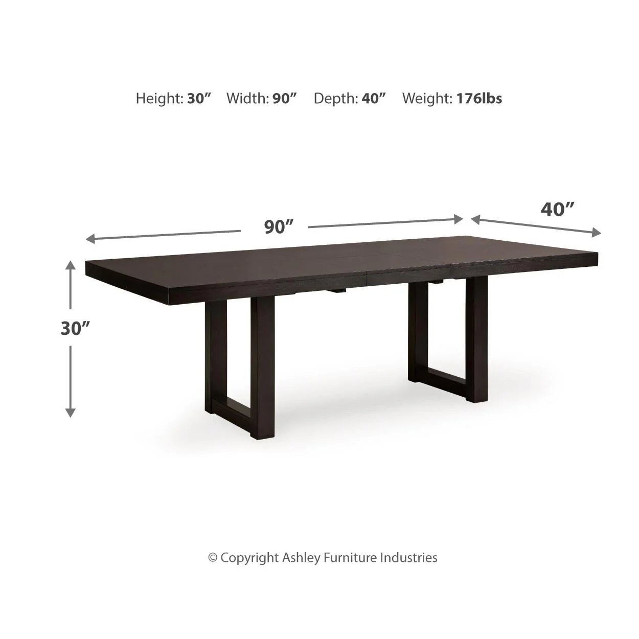 Signature Design by Ashley Neymorton D618D3 9 pc Dining Set - Image 11