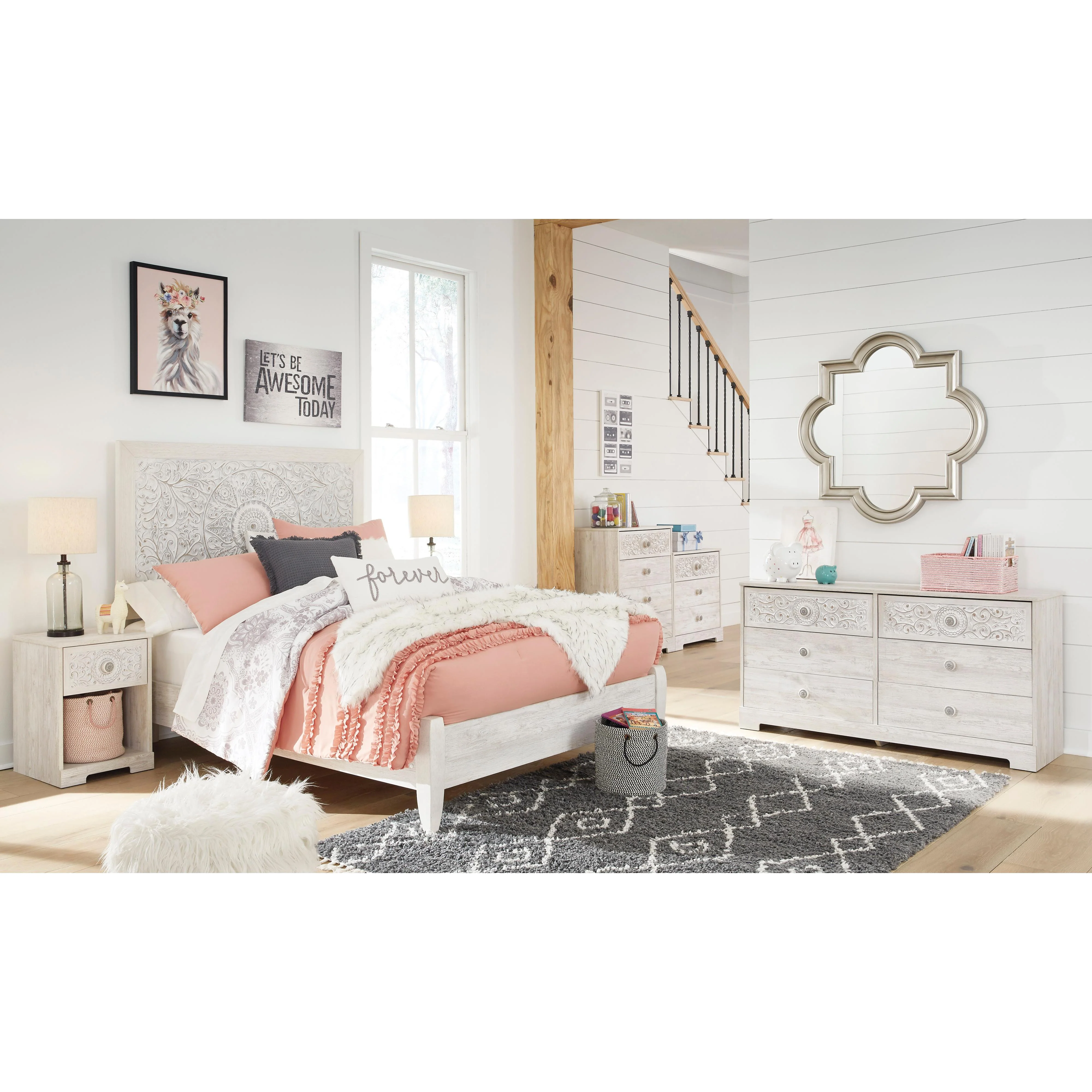 Signature Design by Ashley Paxberry EB1811-191 One Drawer Night Stand - Image 7
