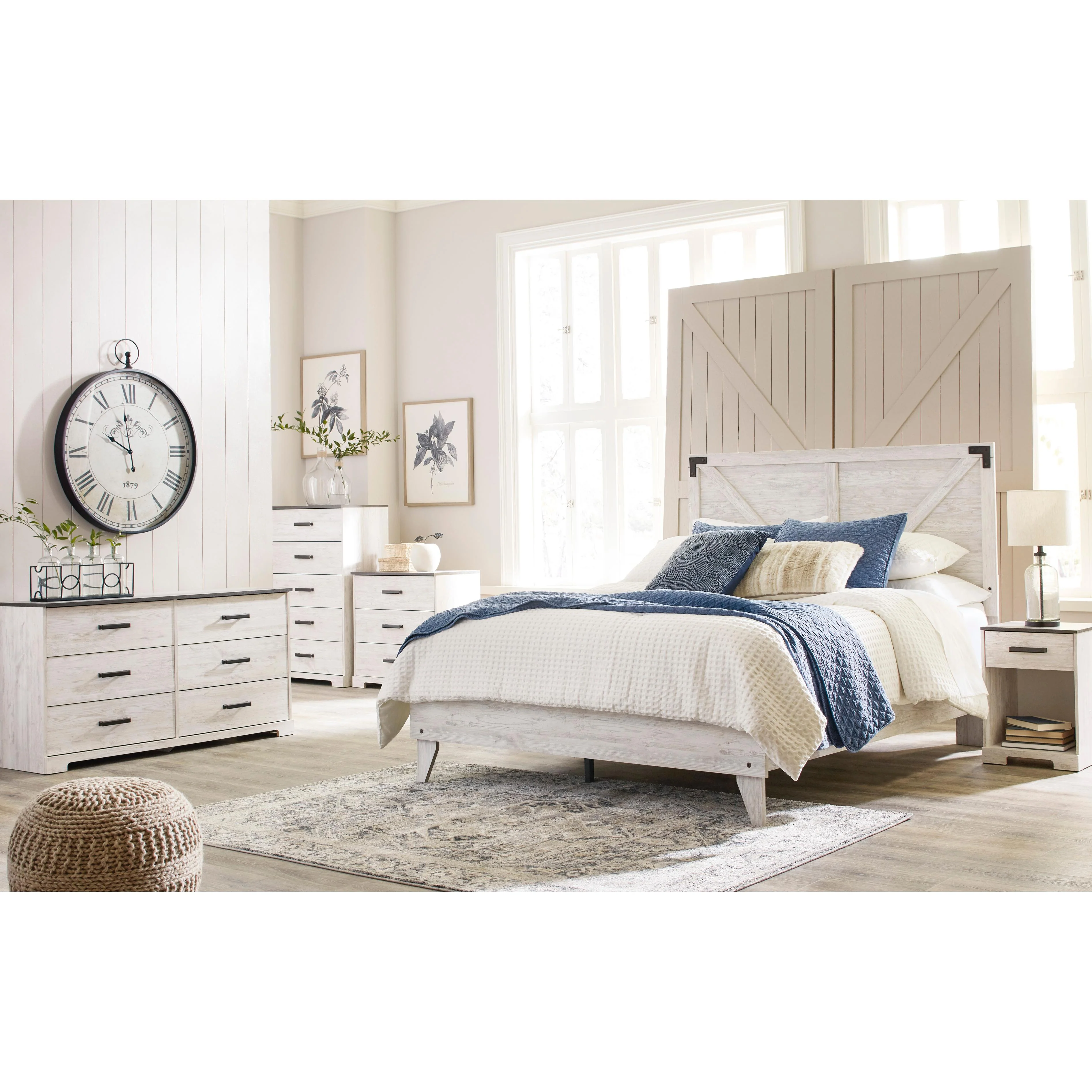 Signature Design by Ashley Shawburn EB4121-191 One Drawer Night Stand - Image 6