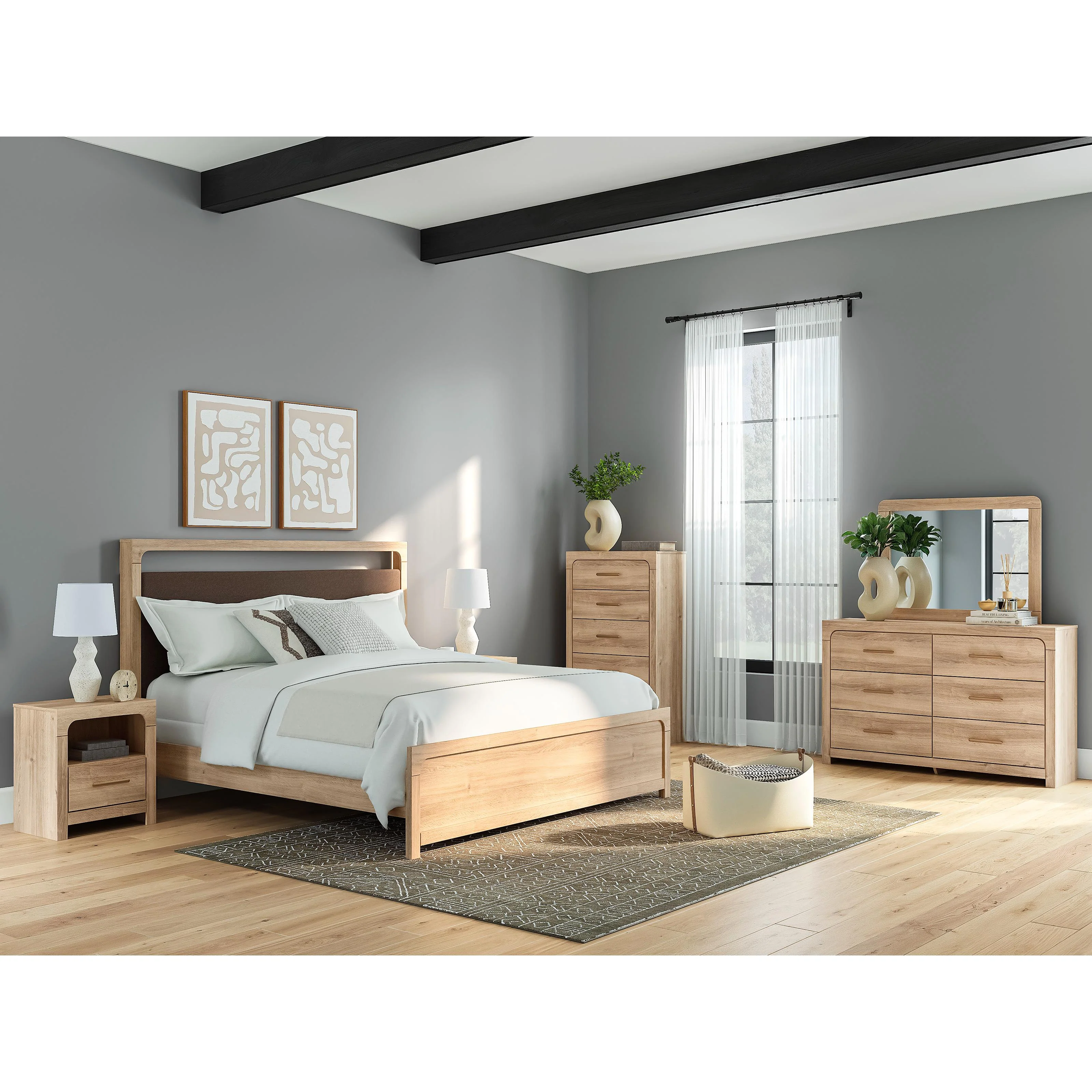 Signature Design by Ashley Kinlanni PCB1360-91 One Drawer Night Stand - Image 10