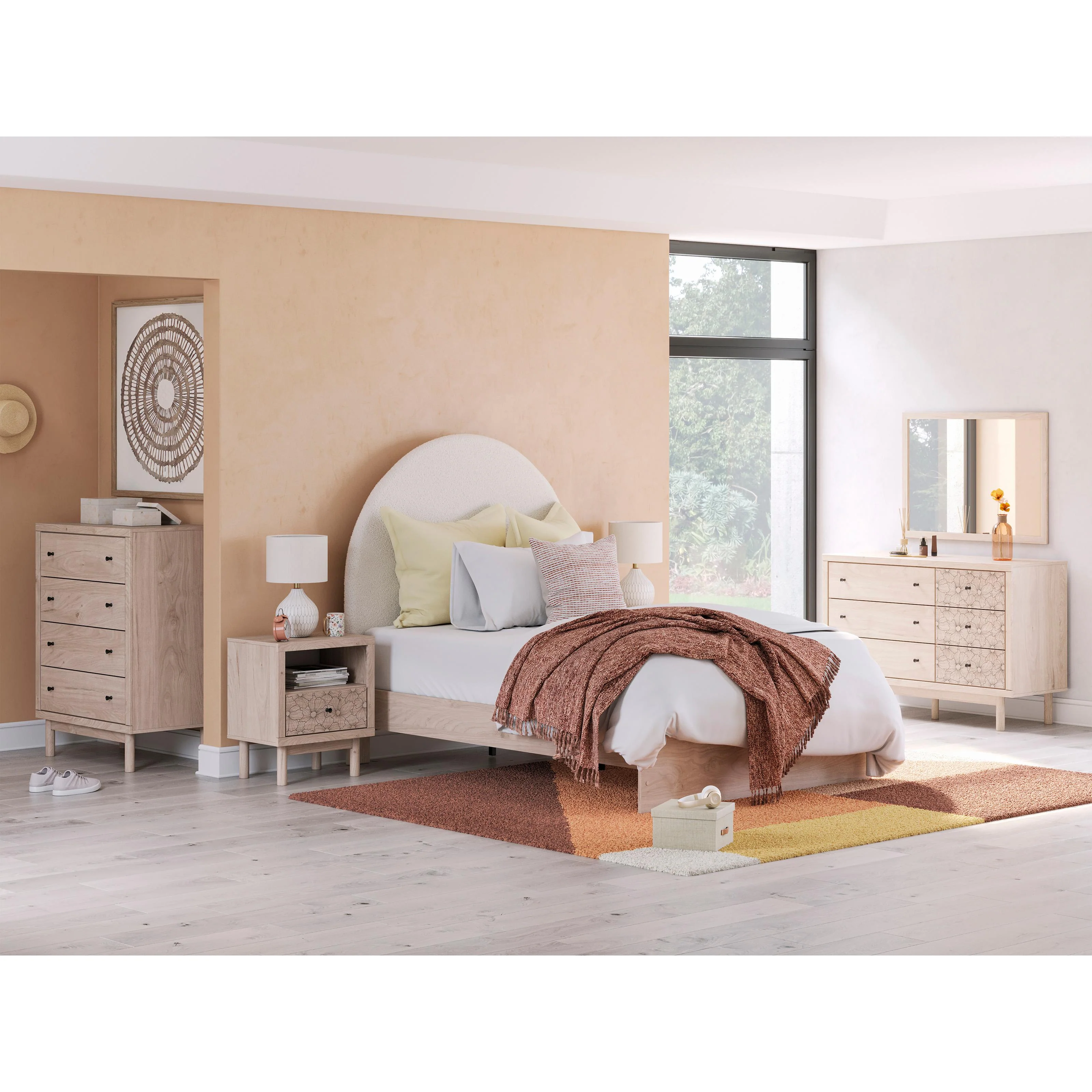 Signature Design by Ashley Arloster PCB1566-91 One Drawer Night Stand - Image 10