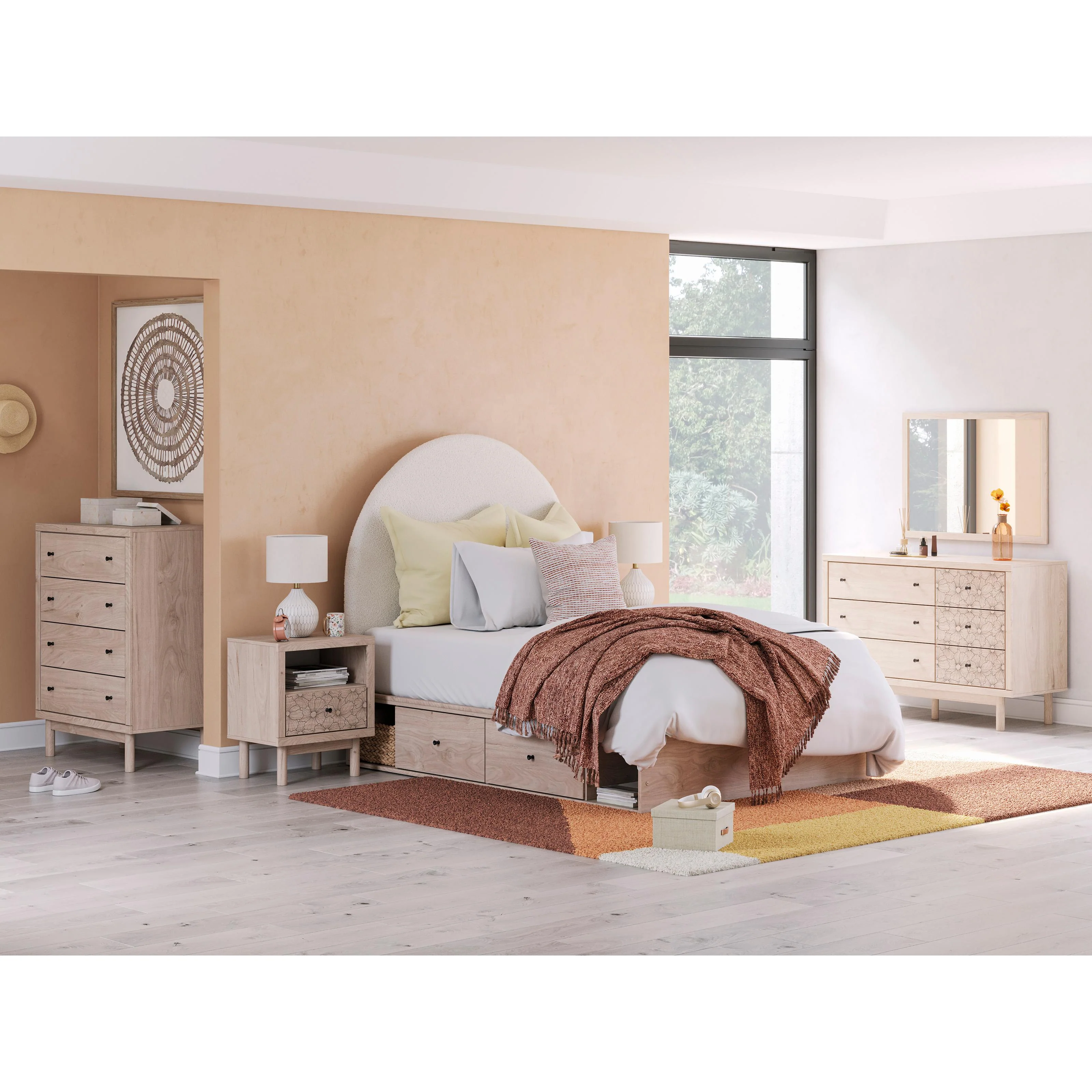 Signature Design by Ashley Arloster PCB1566-91 One Drawer Night Stand - Image 11