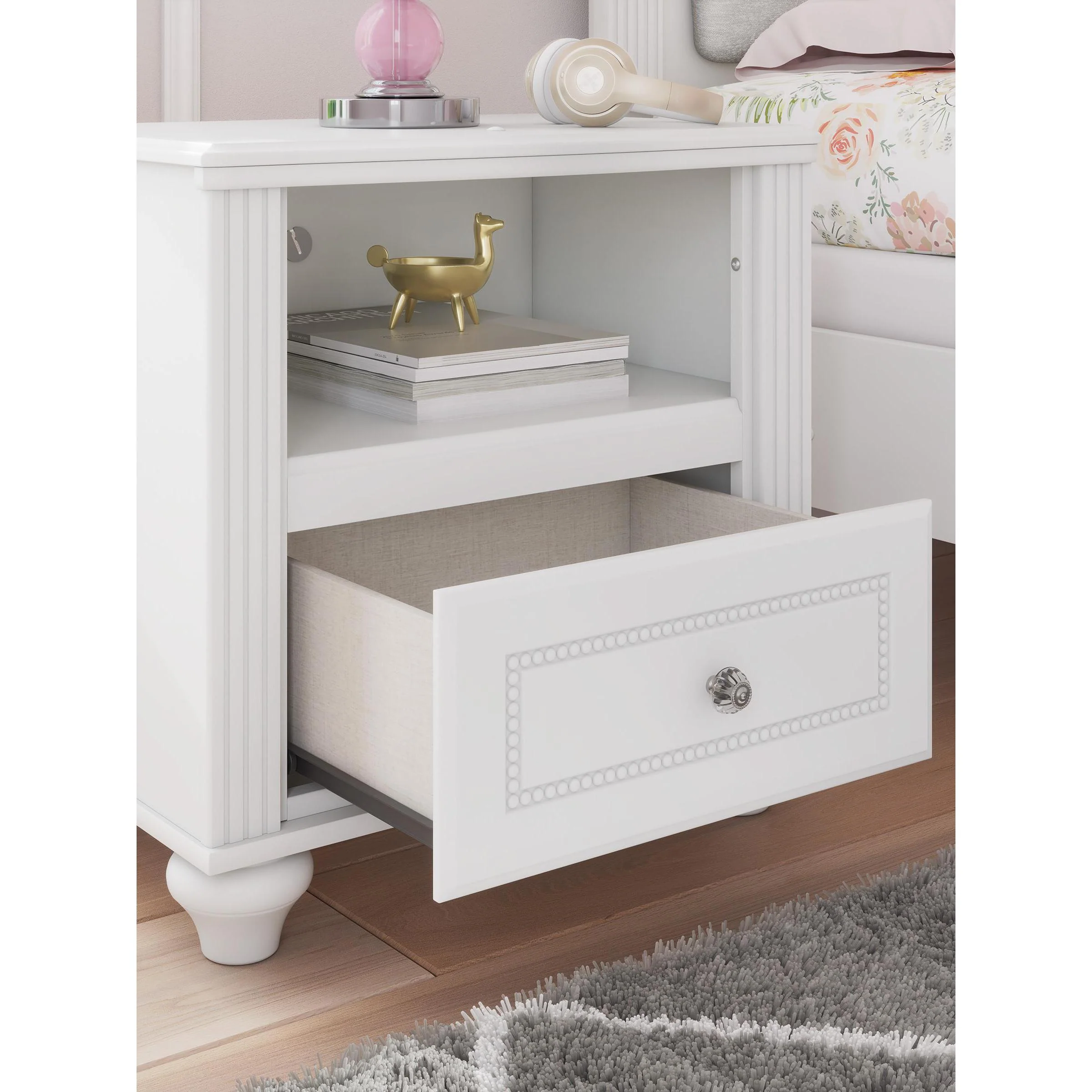 Signature Design by Ashley Kozlani 1-Drawer Nightstand PCB1819-91 - Image 11