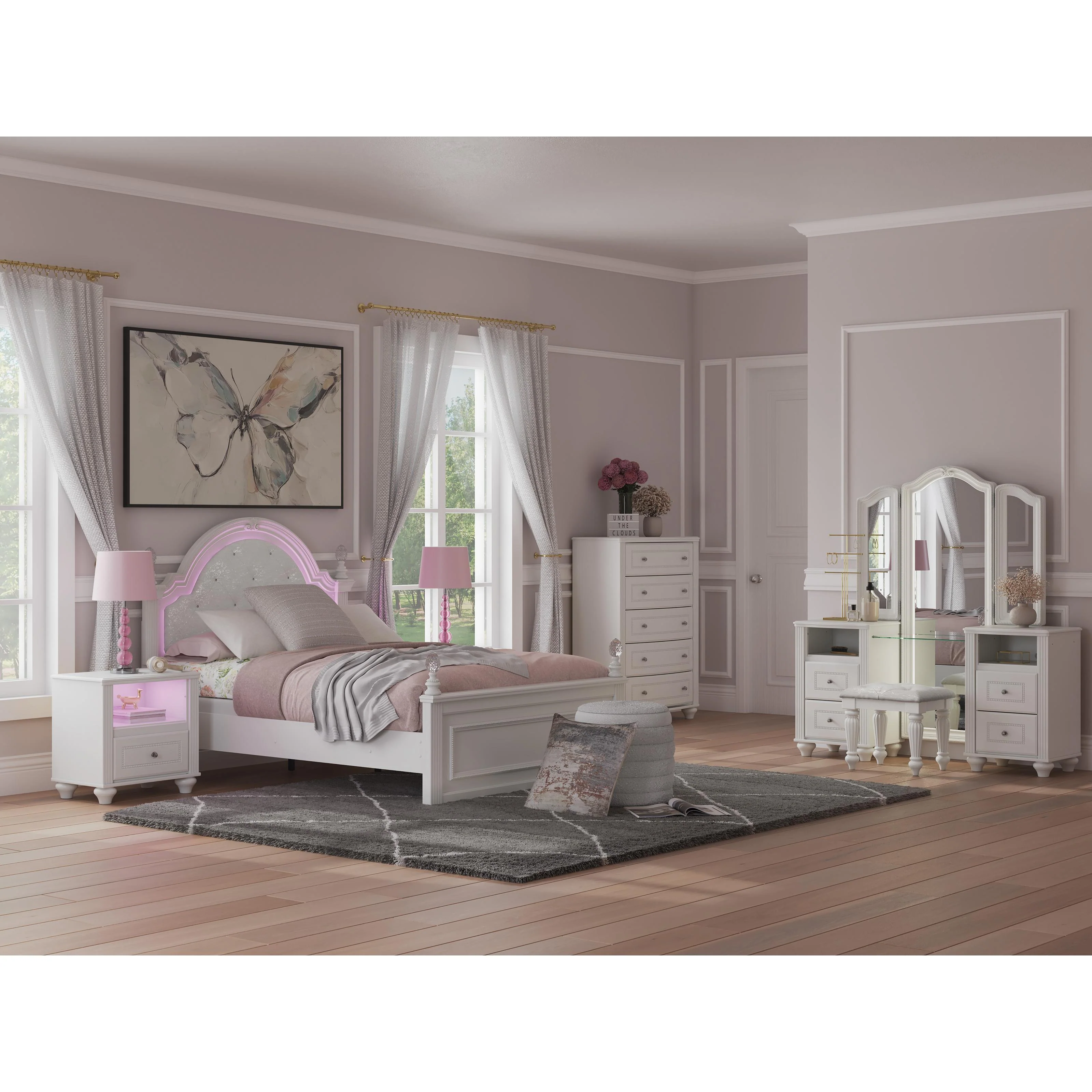 Signature Design by Ashley Kozlani 1-Drawer Nightstand PCB1819-91 - Image 15