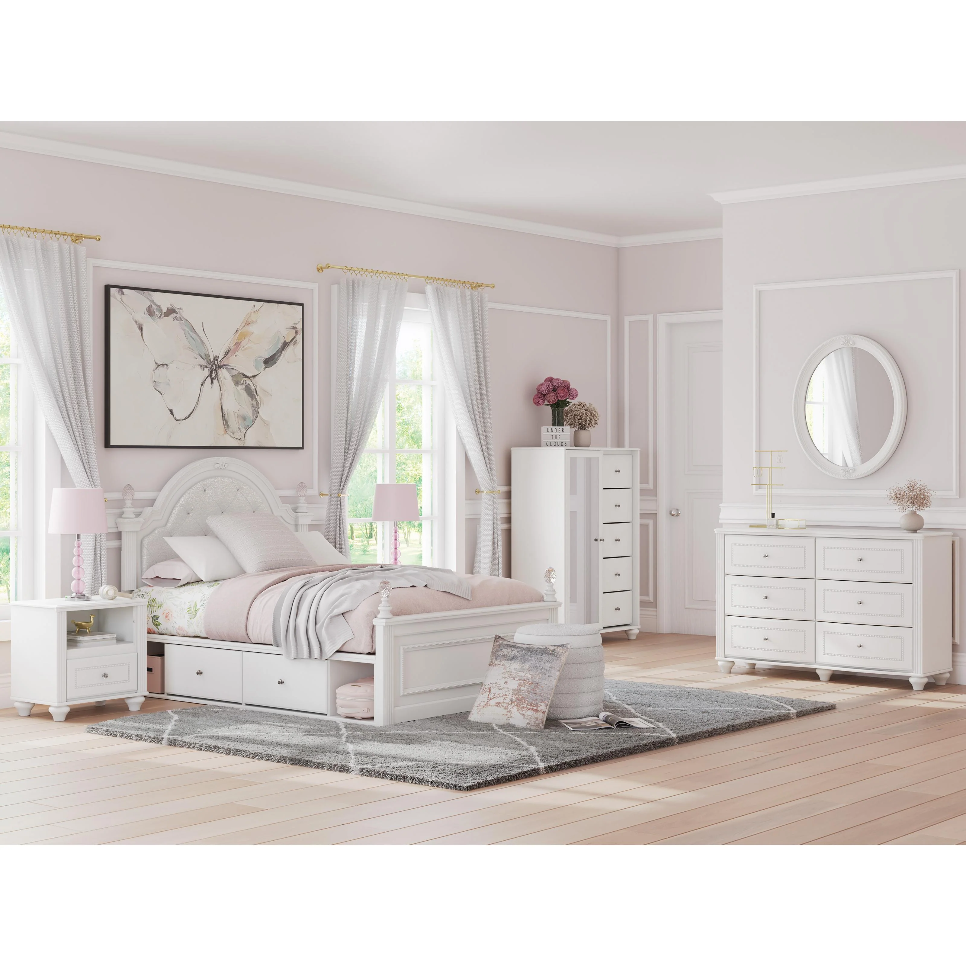 Signature Design by Ashley Kozlani 1-Drawer Nightstand PCB1819-91 - Image 17