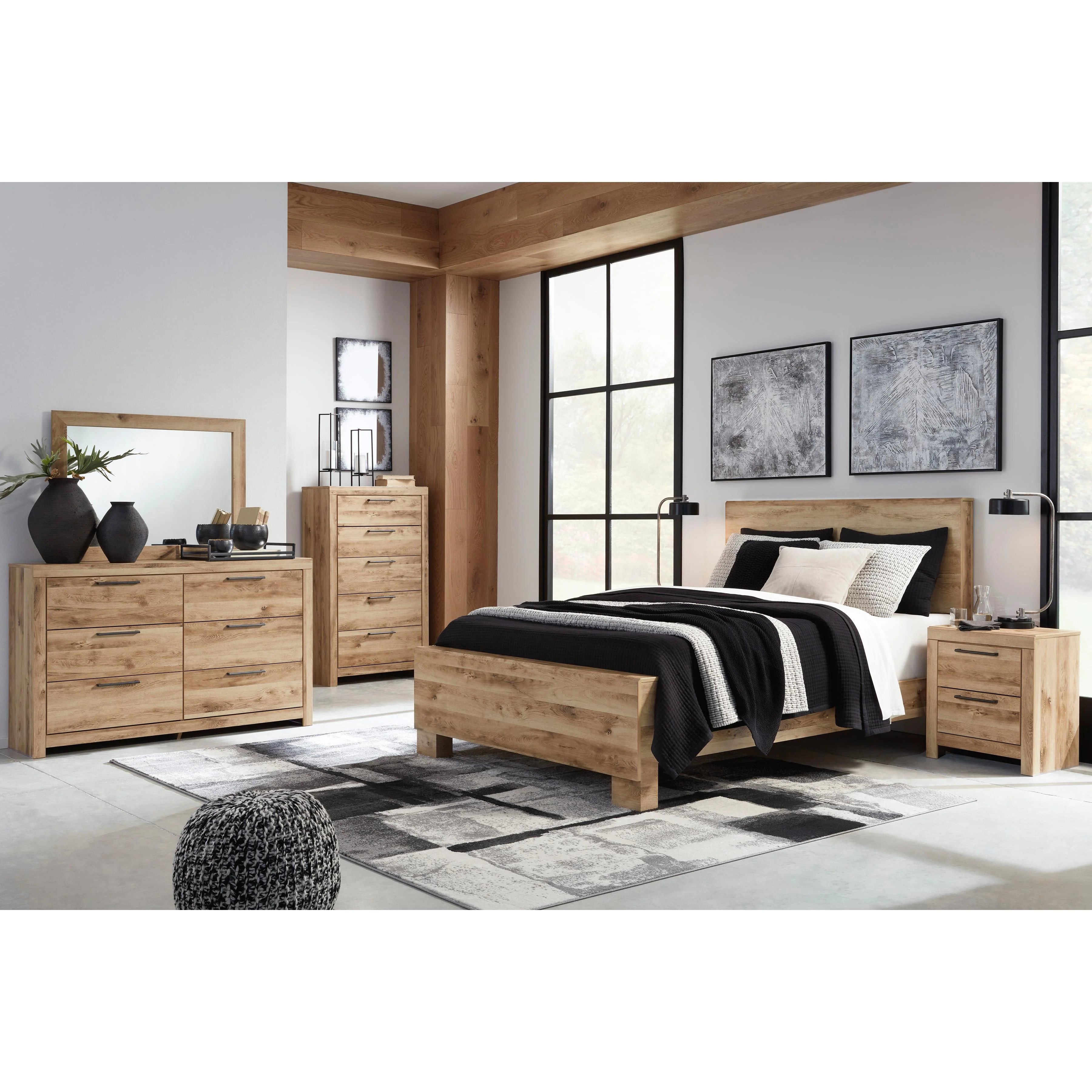 Signature Design by Ashley Hyanna B1050-92 Two Drawer Night Stand - Image 9