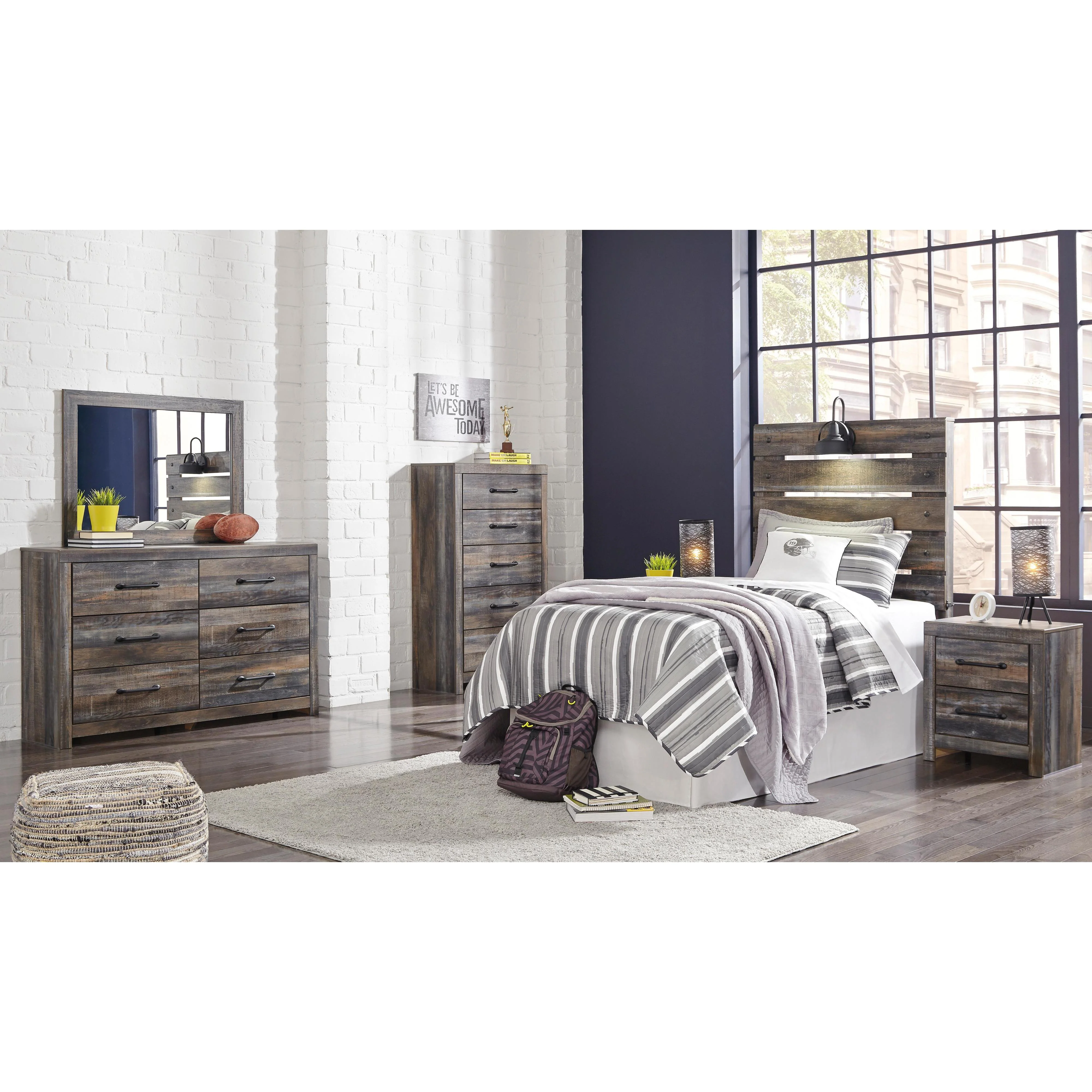 Signature Design by Ashley Drystan 2-Drawer Nightstand B211-92 - Image 7