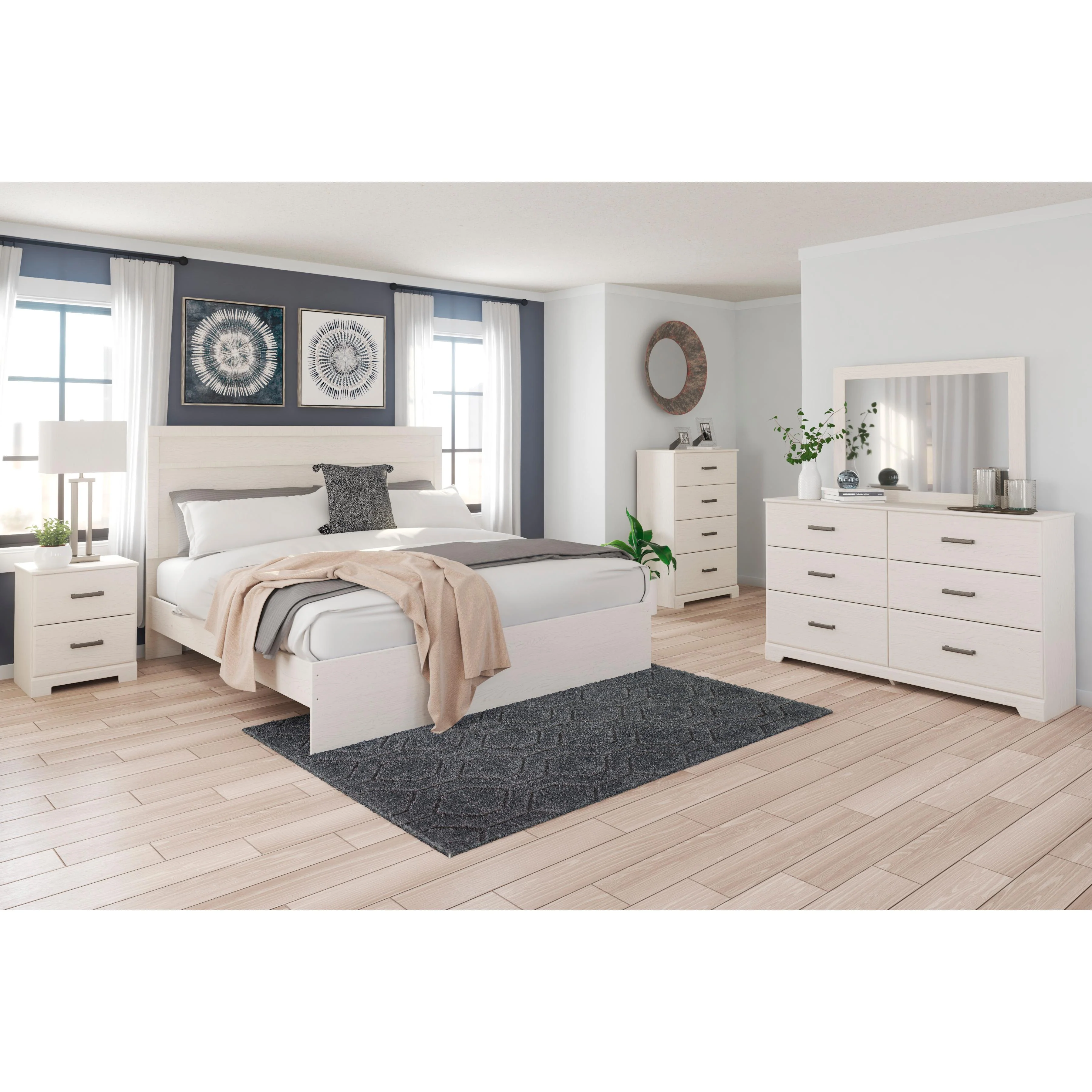 Signature Design by Ashley Stelsie B2588-92 Two Drawer Night Stand - Image 7