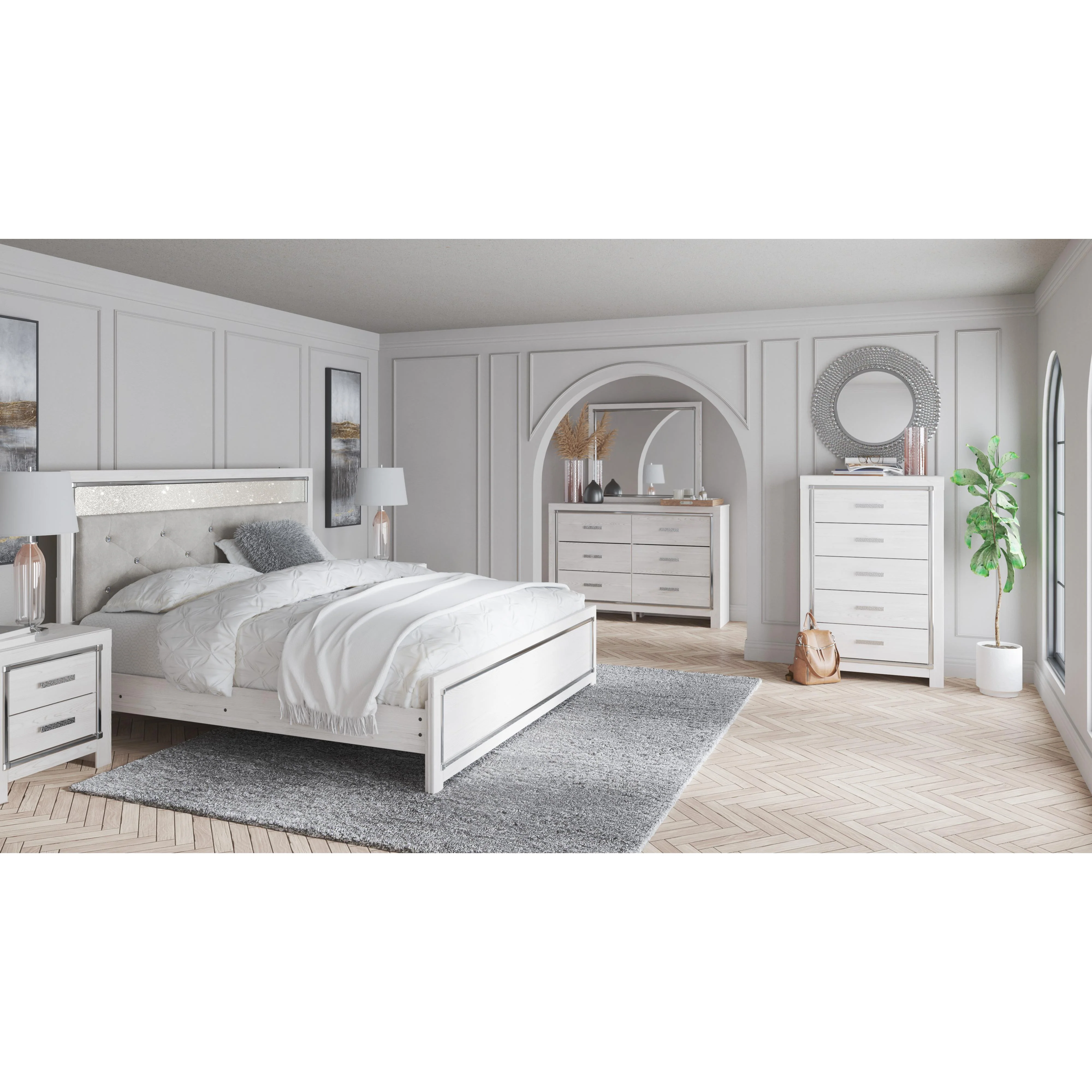 Signature Design by Ashley Altyra B2640-92 Two Drawer Night Stand - Image 10