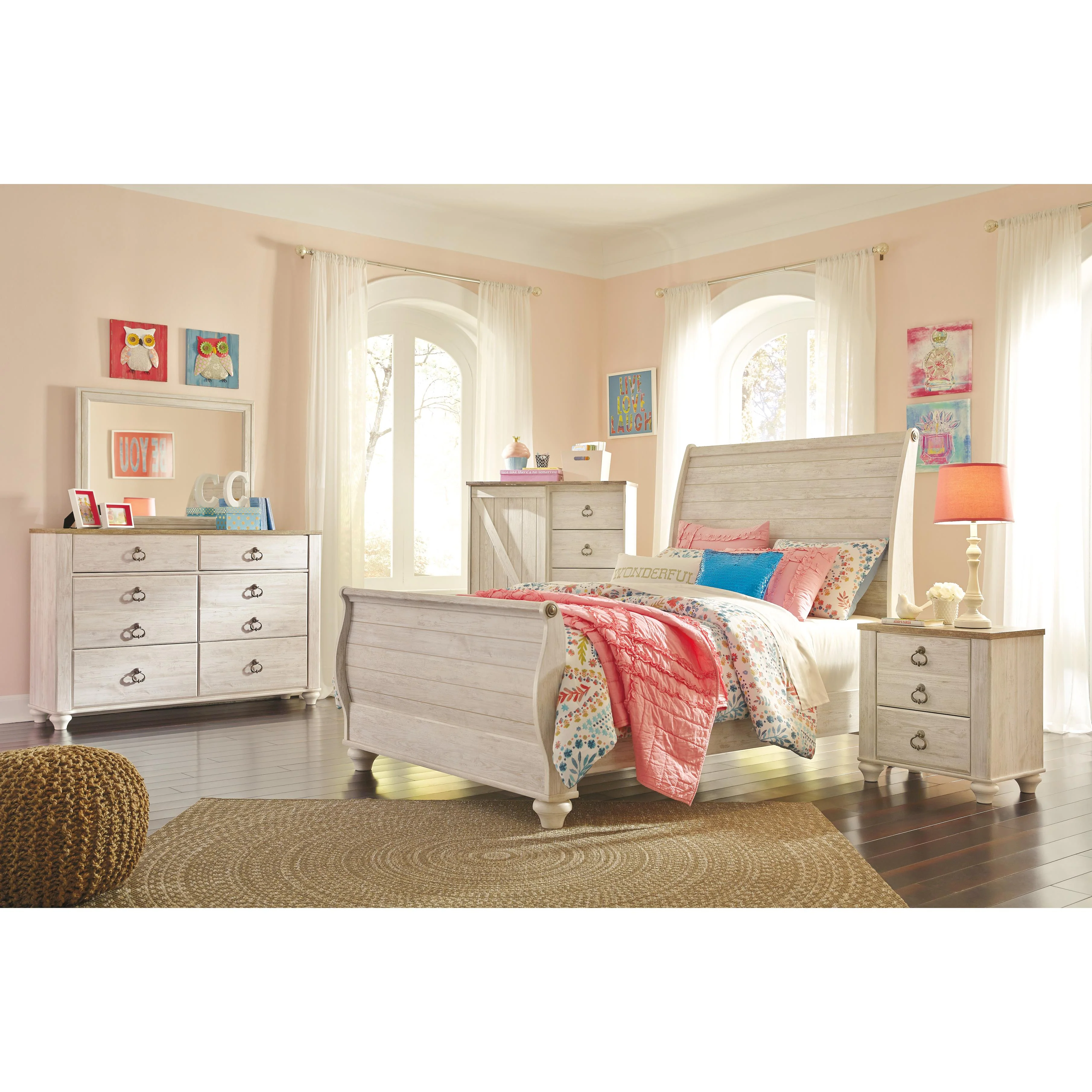 Signature Design by Ashley Willowton 2-Drawer Nightstand B267-92 - Image 8