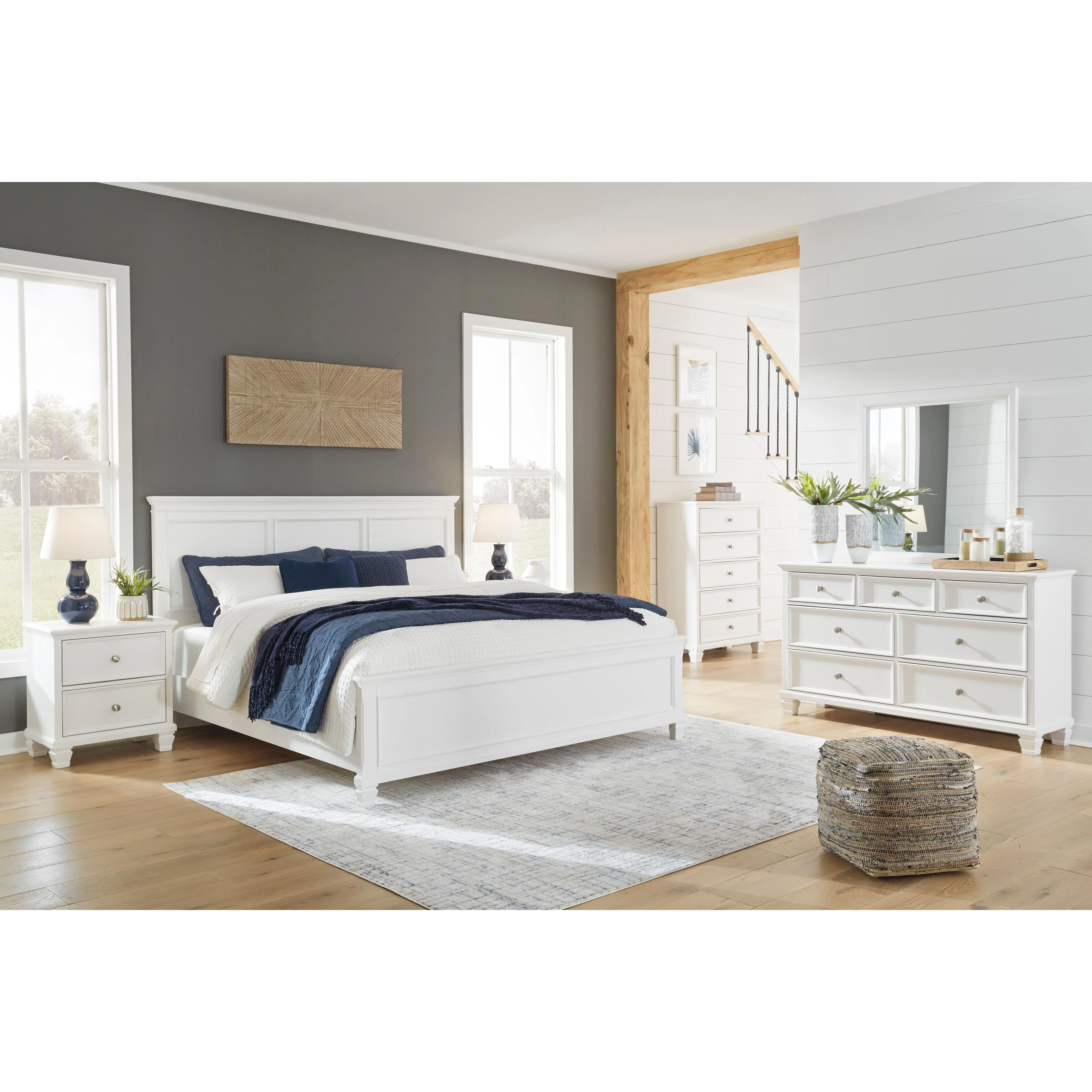Signature Design by Ashley Fortman B680-92 Two Drawer Night Stand - Image 5