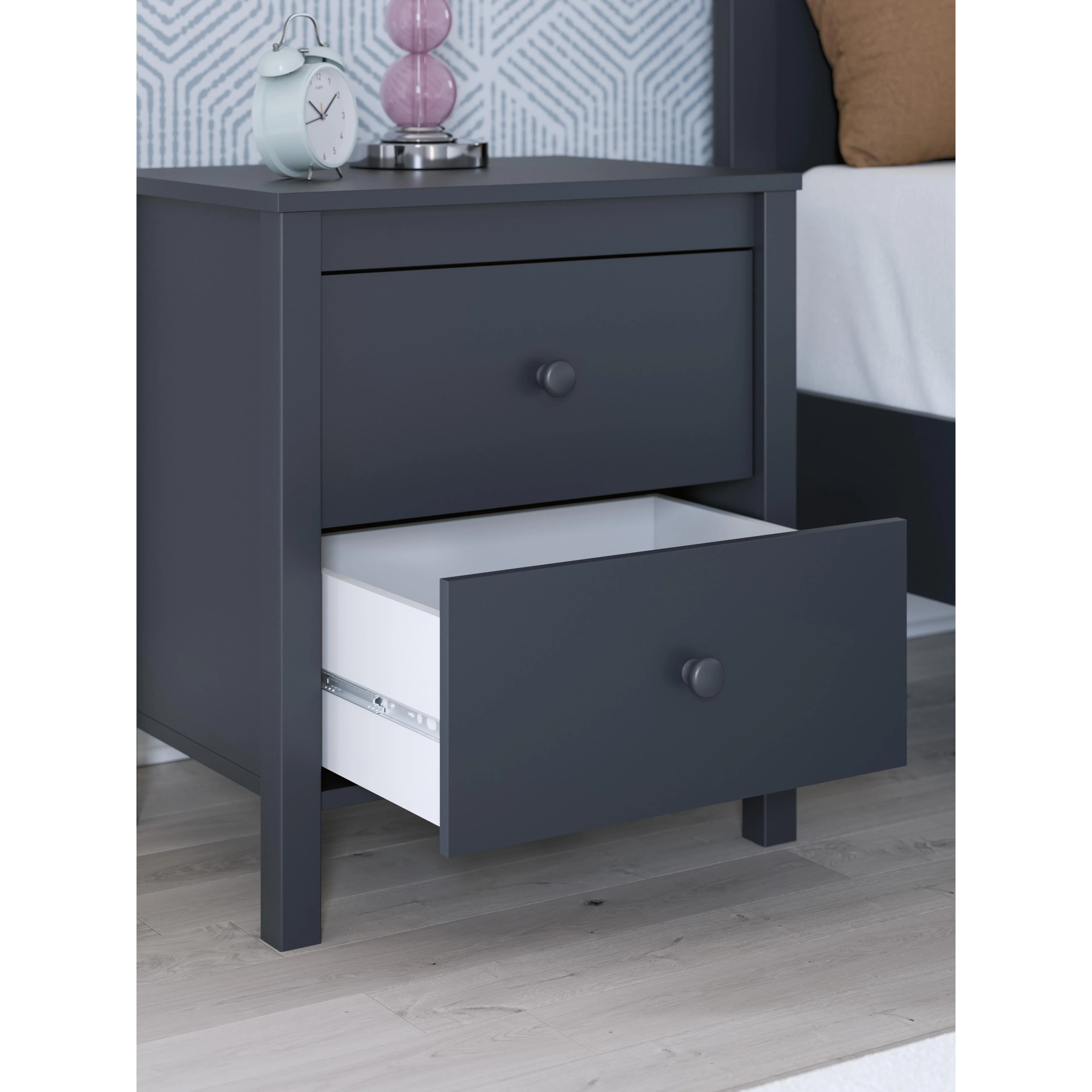 Signature Design by Ashley Simmenfort EB1528-292 Two Drawer Night Stand - Image 8