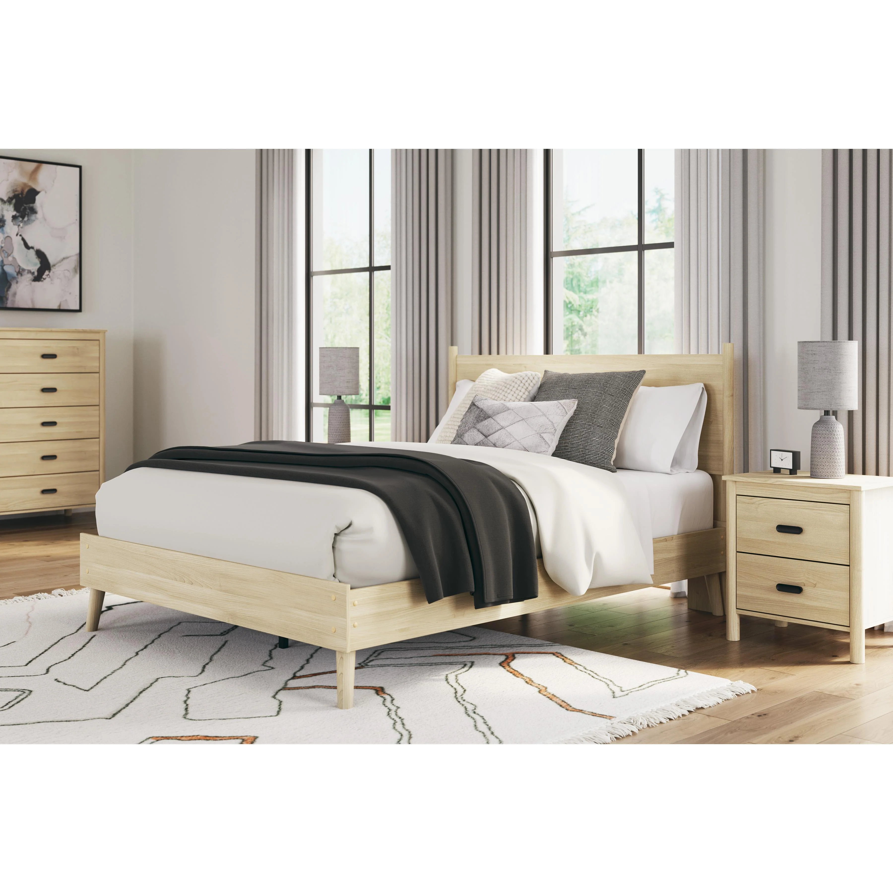 Signature Design by Ashley Cabinella EB2444-292 Two Drawer Night Stand - Image 9