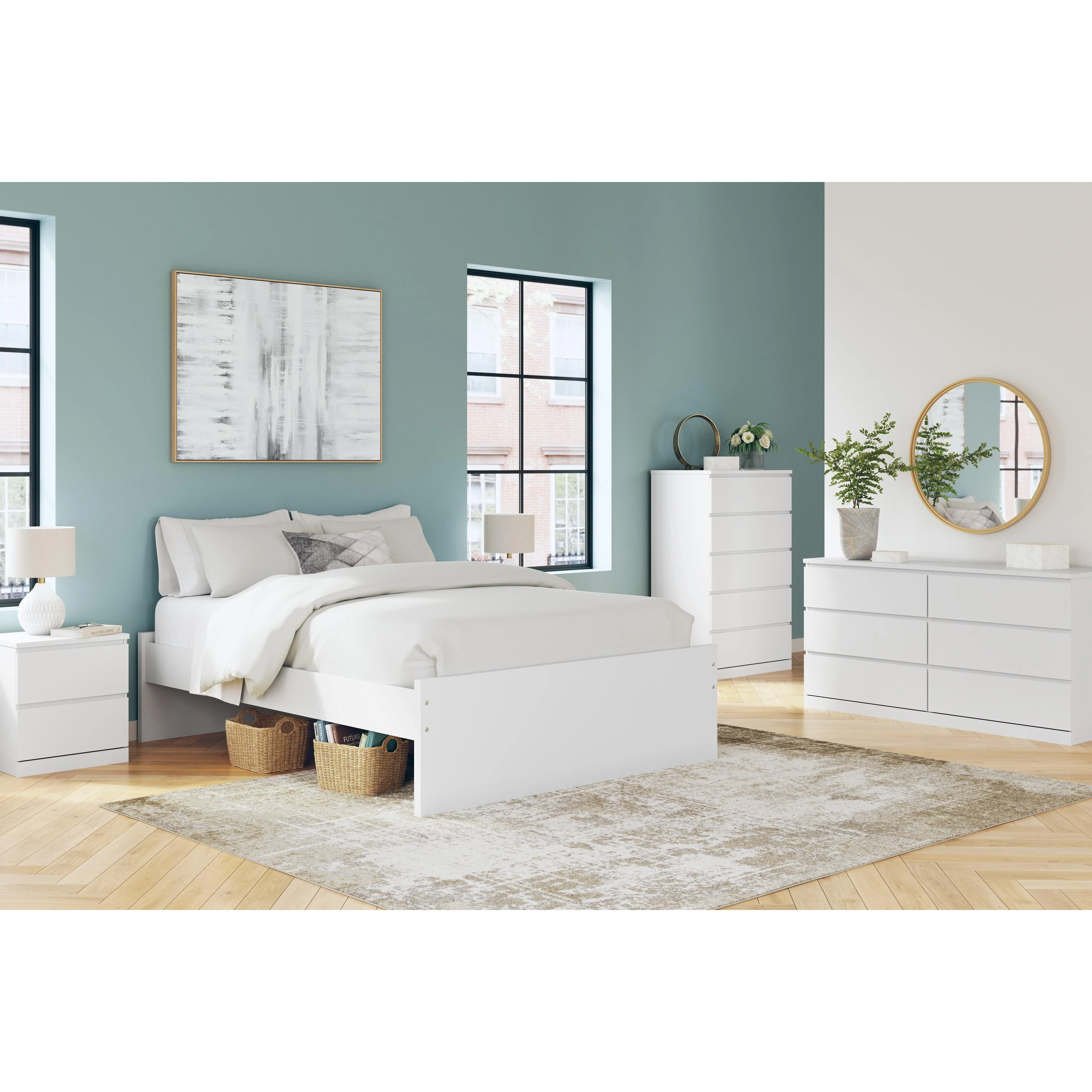 Signature Design by Ashley Onita EB9630-292 Two Drawer Night Stand - Image 11