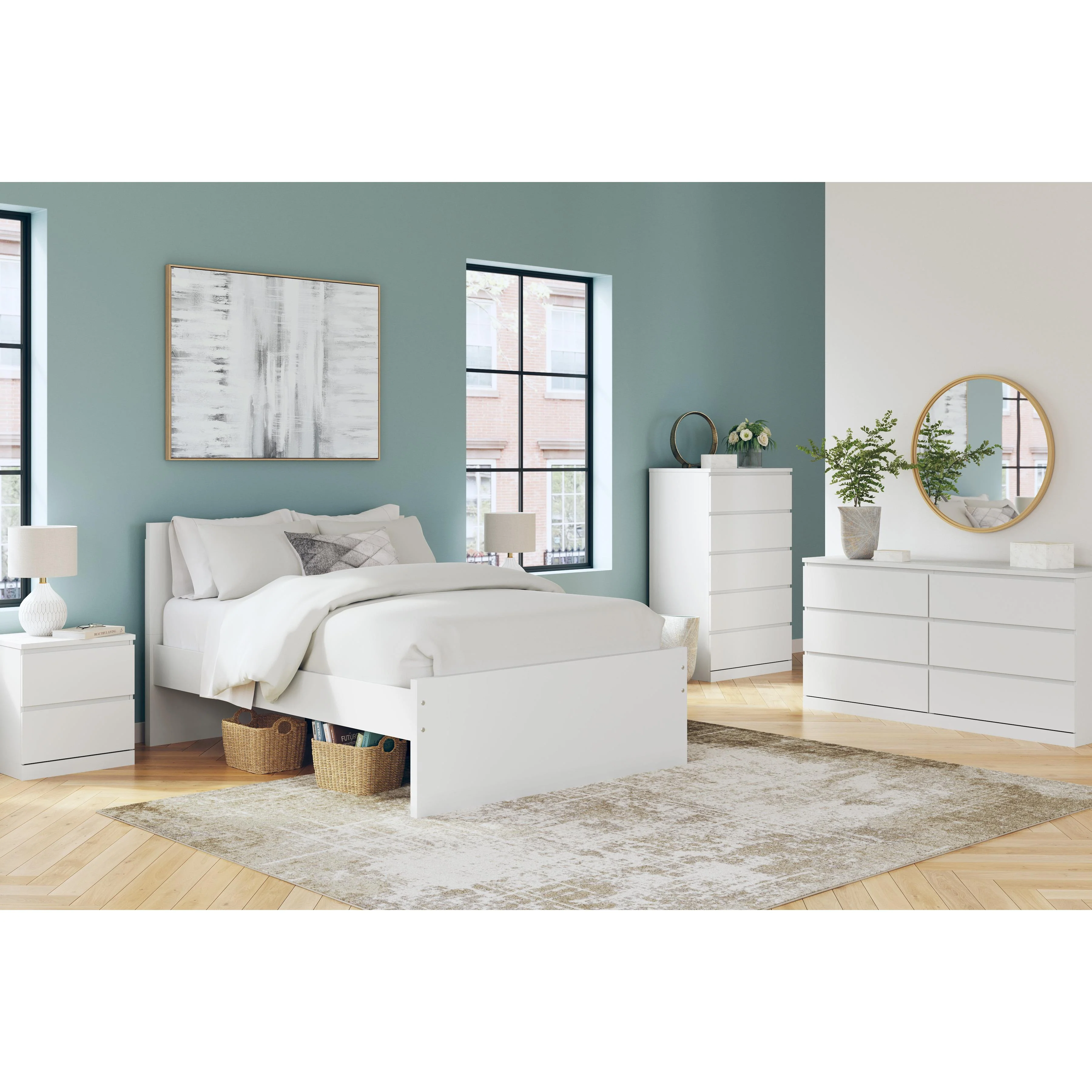Signature Design by Ashley Onita EB9630-292 Two Drawer Night Stand - Image 15