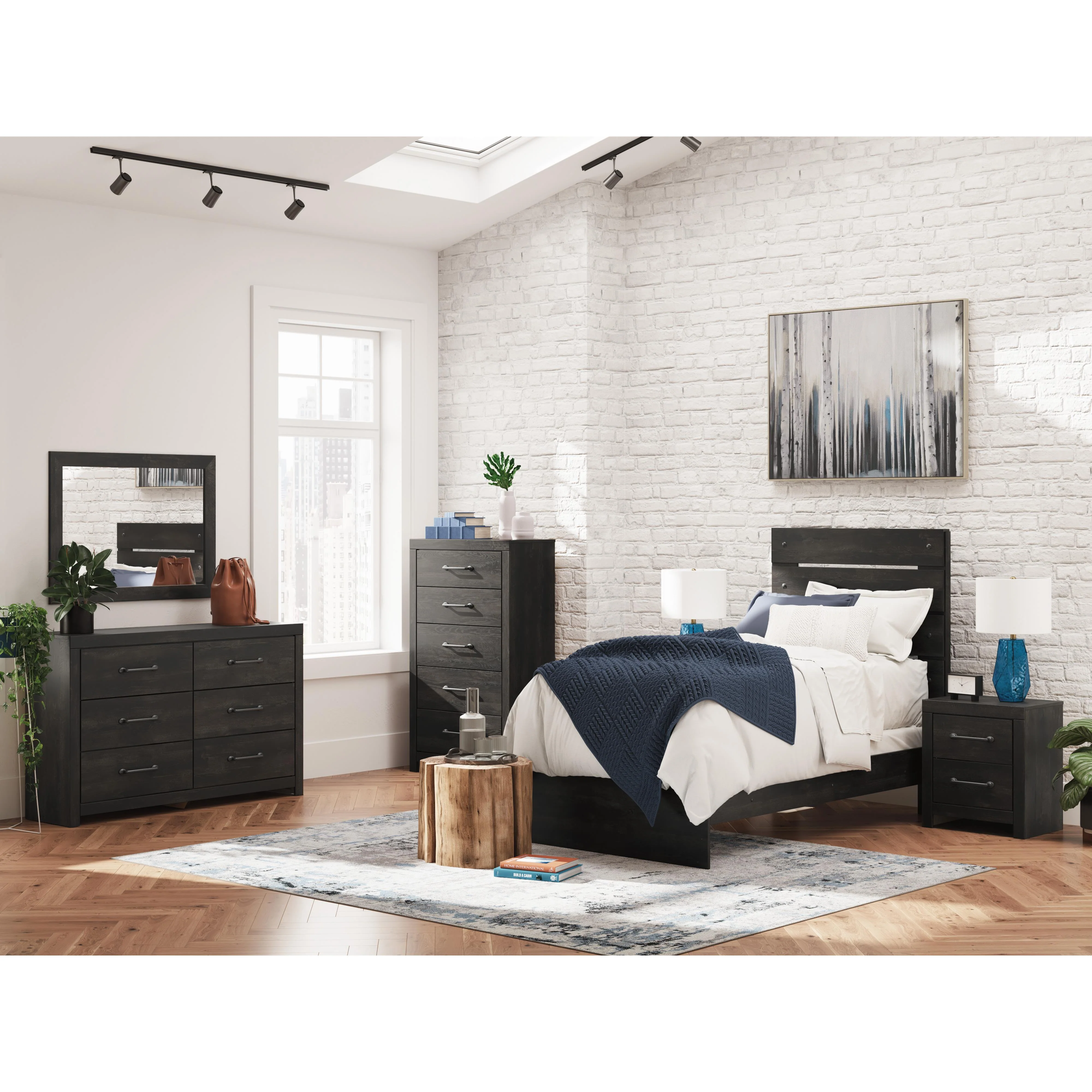 Signature Design by Ashley Hollivern PCB2108-92 Two Drawer Night Stand - Image 16