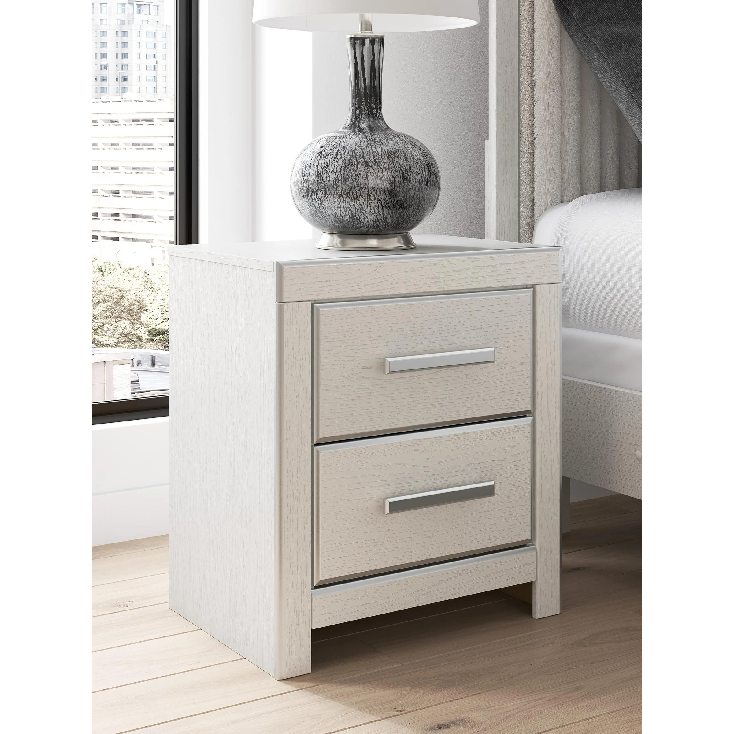 Signature Design by Ashley Zuraleus PCB3381-92 Two Drawer Night Stand - Image 7