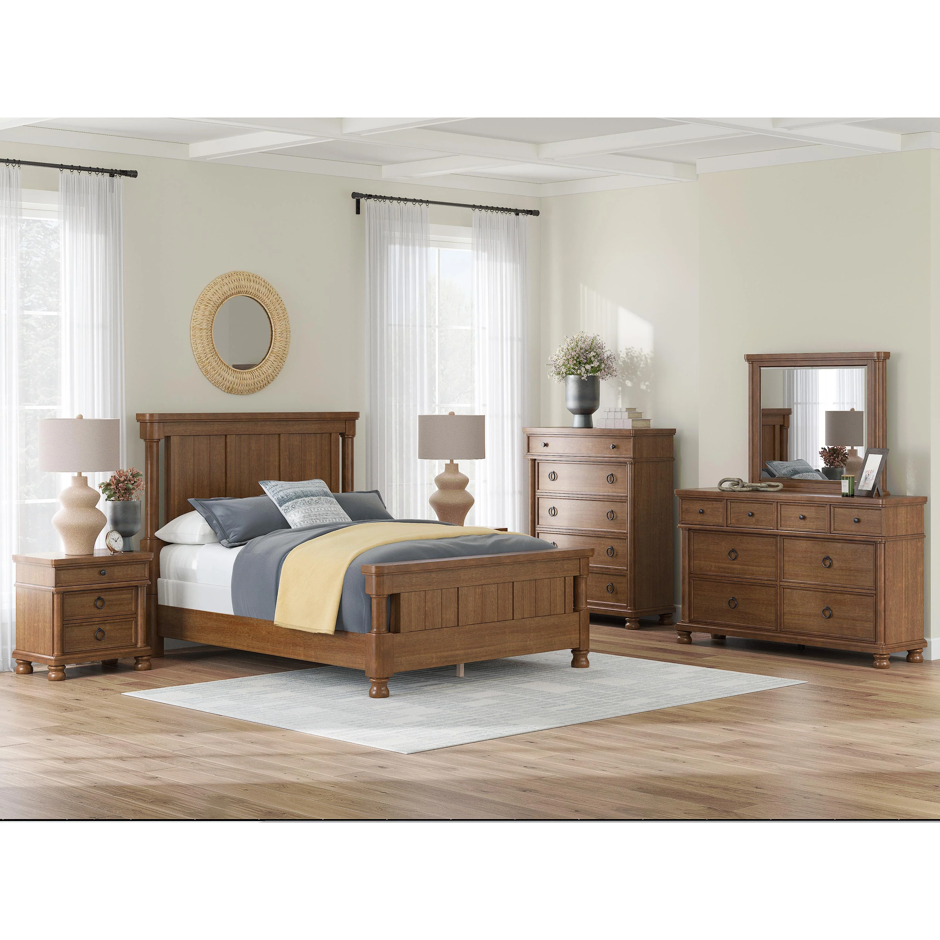 Signature Design by Ashley Rowlenstown PCB824-93 Three Drawer Night Stand - Image 11