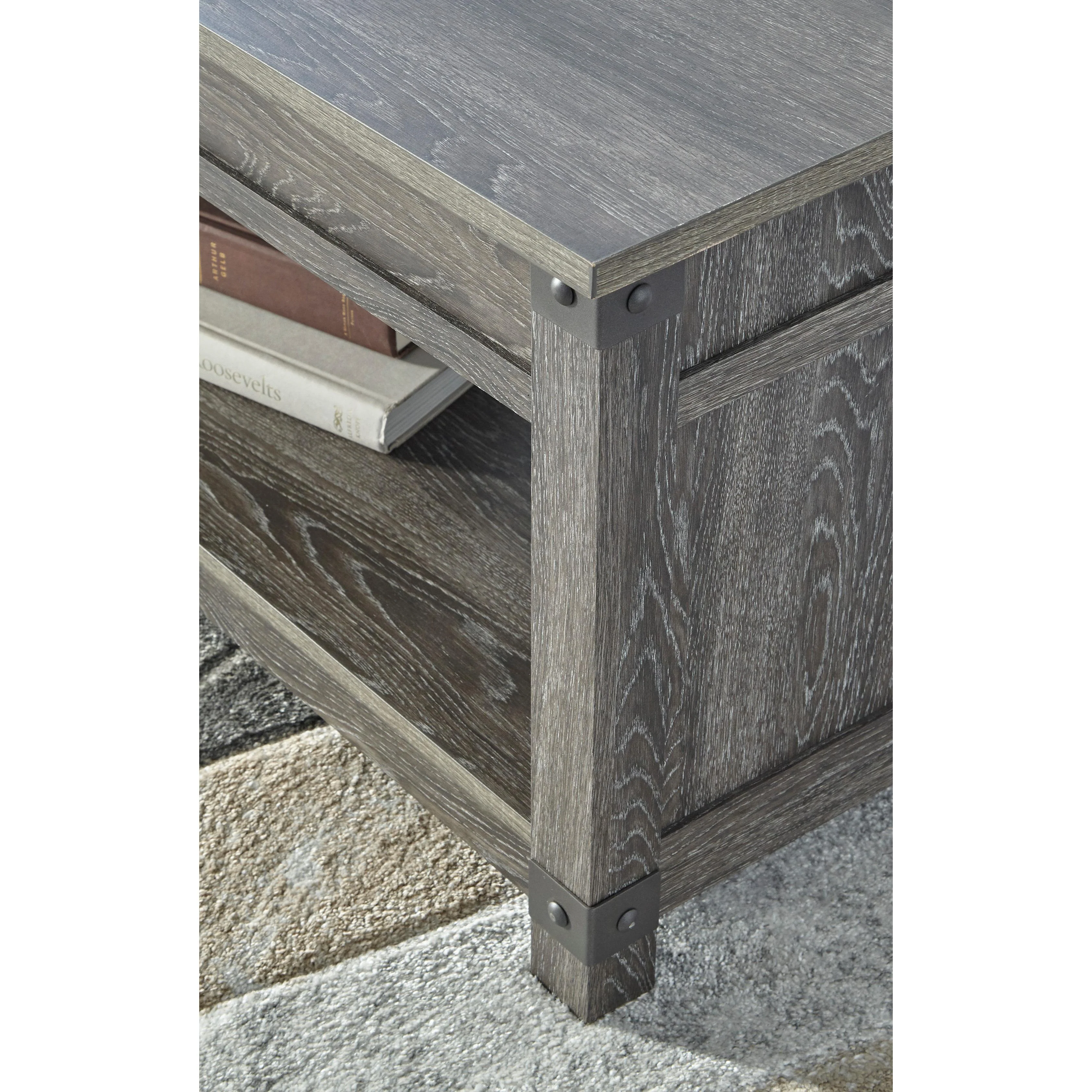 Signature Design by Ashley Freedan T175-9 Rectangular Lift Top Cocktail Table - Image 6