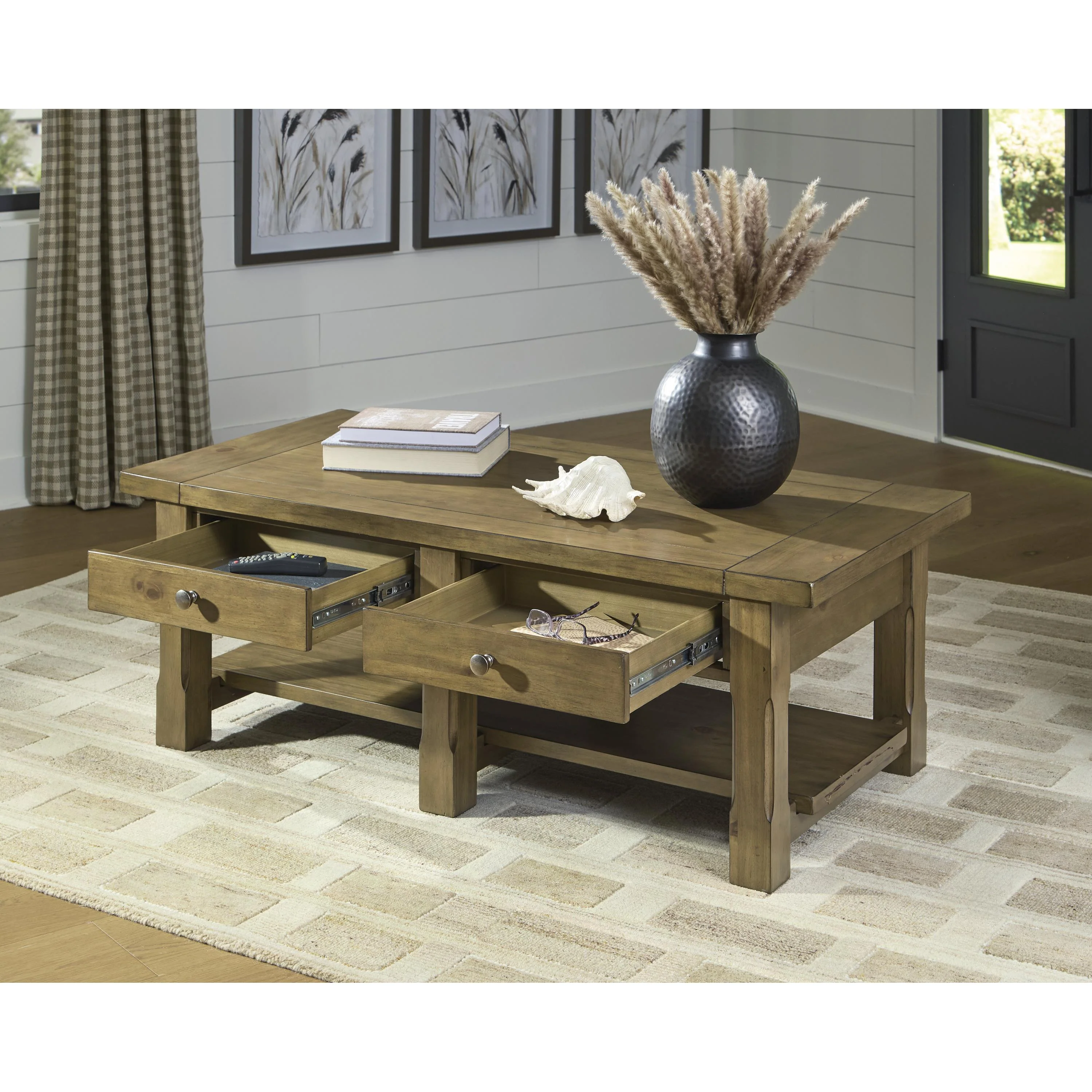 Signature Design by Ashley Vandenmore T539-1 Rectangular Cocktail Table - Image 6