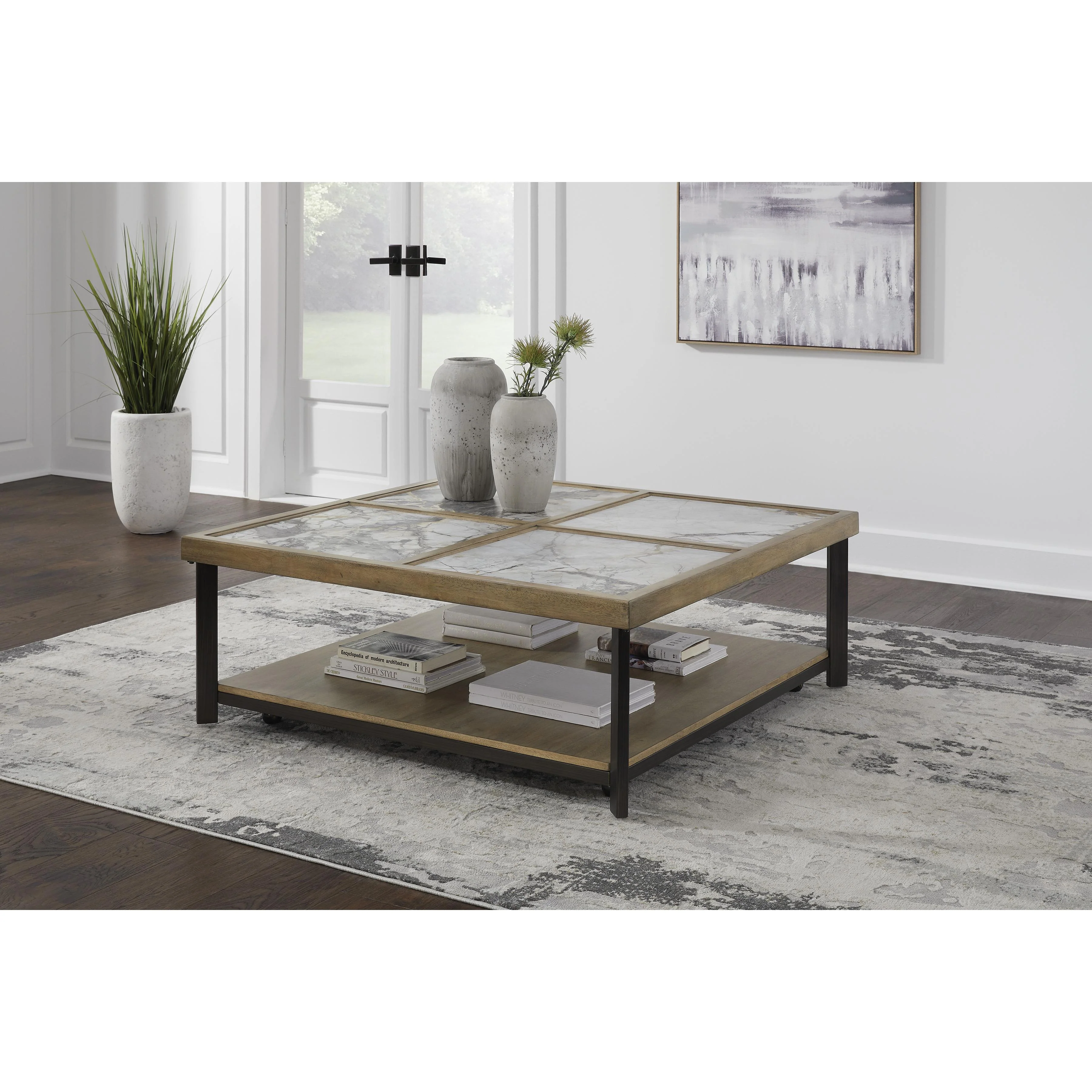 Signature Design by Ashley Montia T632-8 Square Cocktail Table - Image 6
