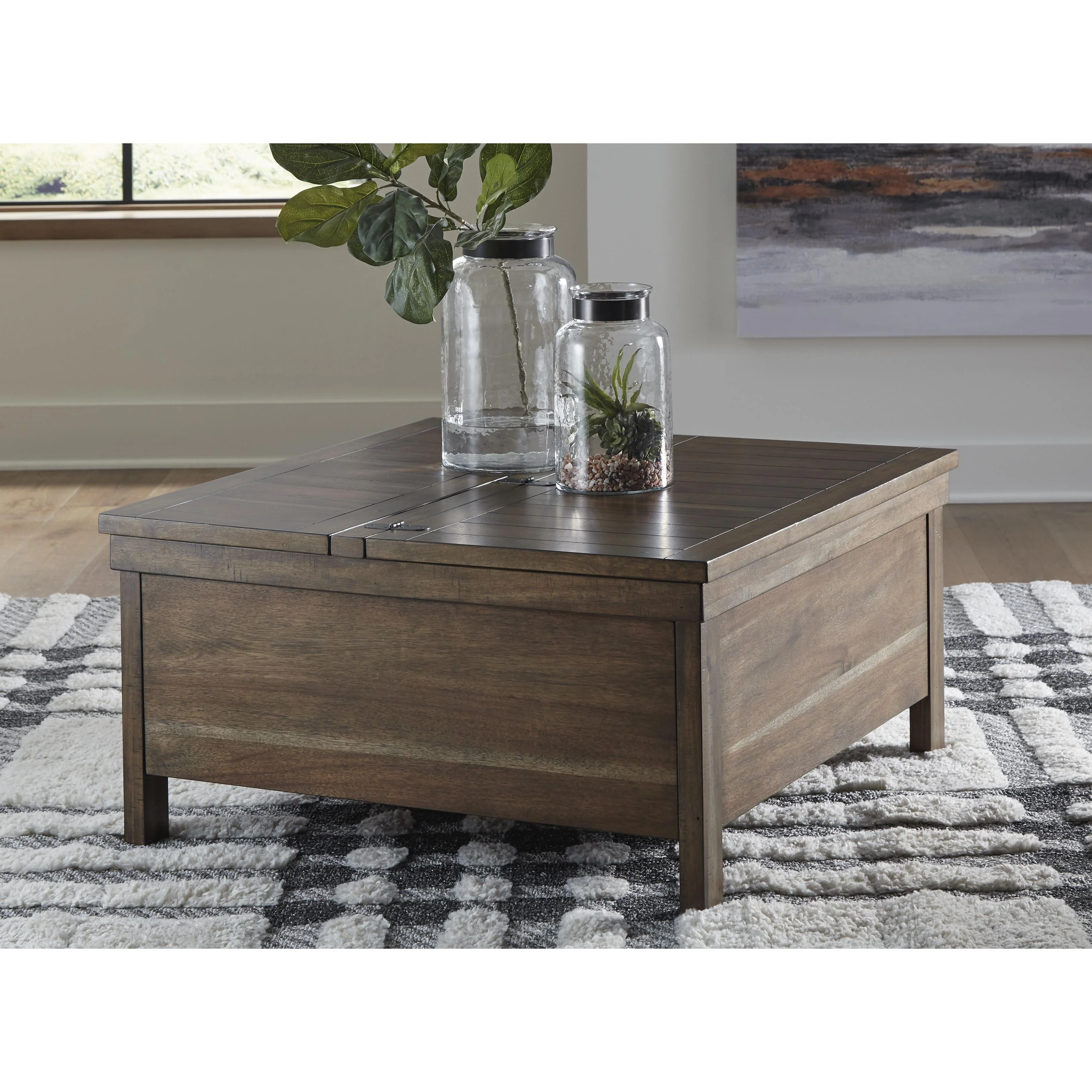 Signature Design by Ashley Moriville T731-9 Lift Top Cocktail Table - Image 5