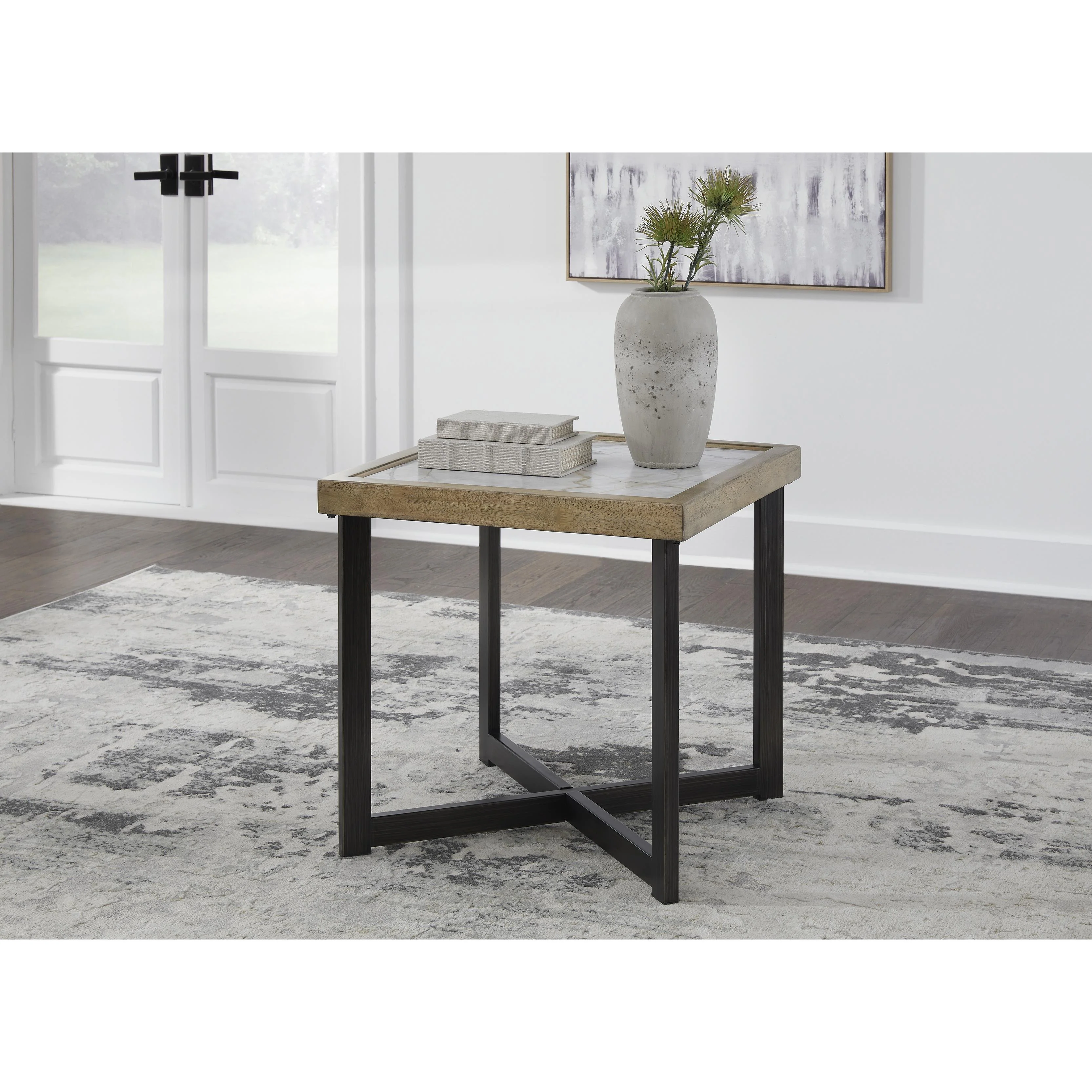 Signature Design by Ashley Montia T632-2 Square End Table - Image 5
