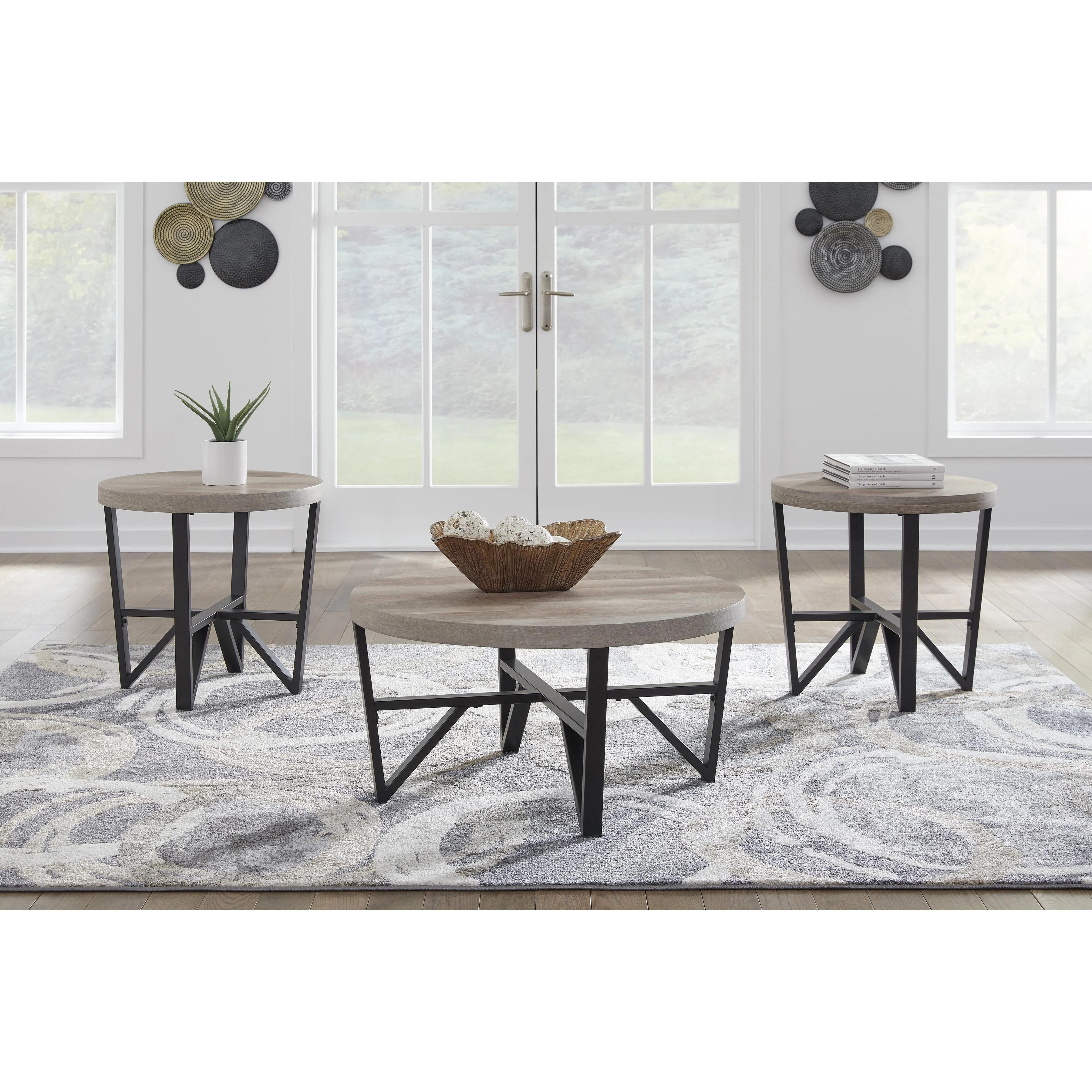 Signature Design by Ashley Deanlee T235-13 Occasional Table Set - Image 3