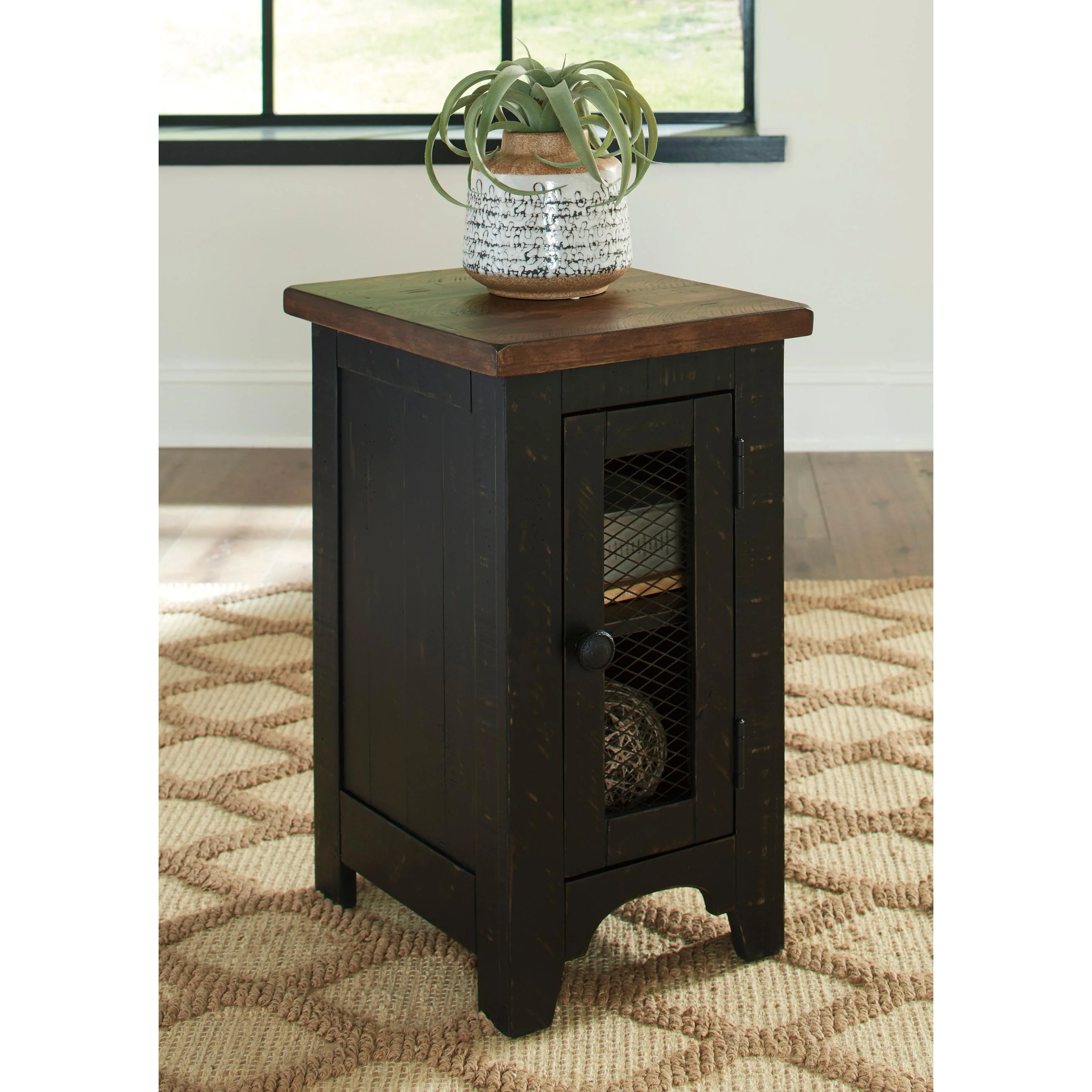Signature Design by Ashley Valebeck T468T1 Coffee Table and 2 Chairside End Tables - Image 3