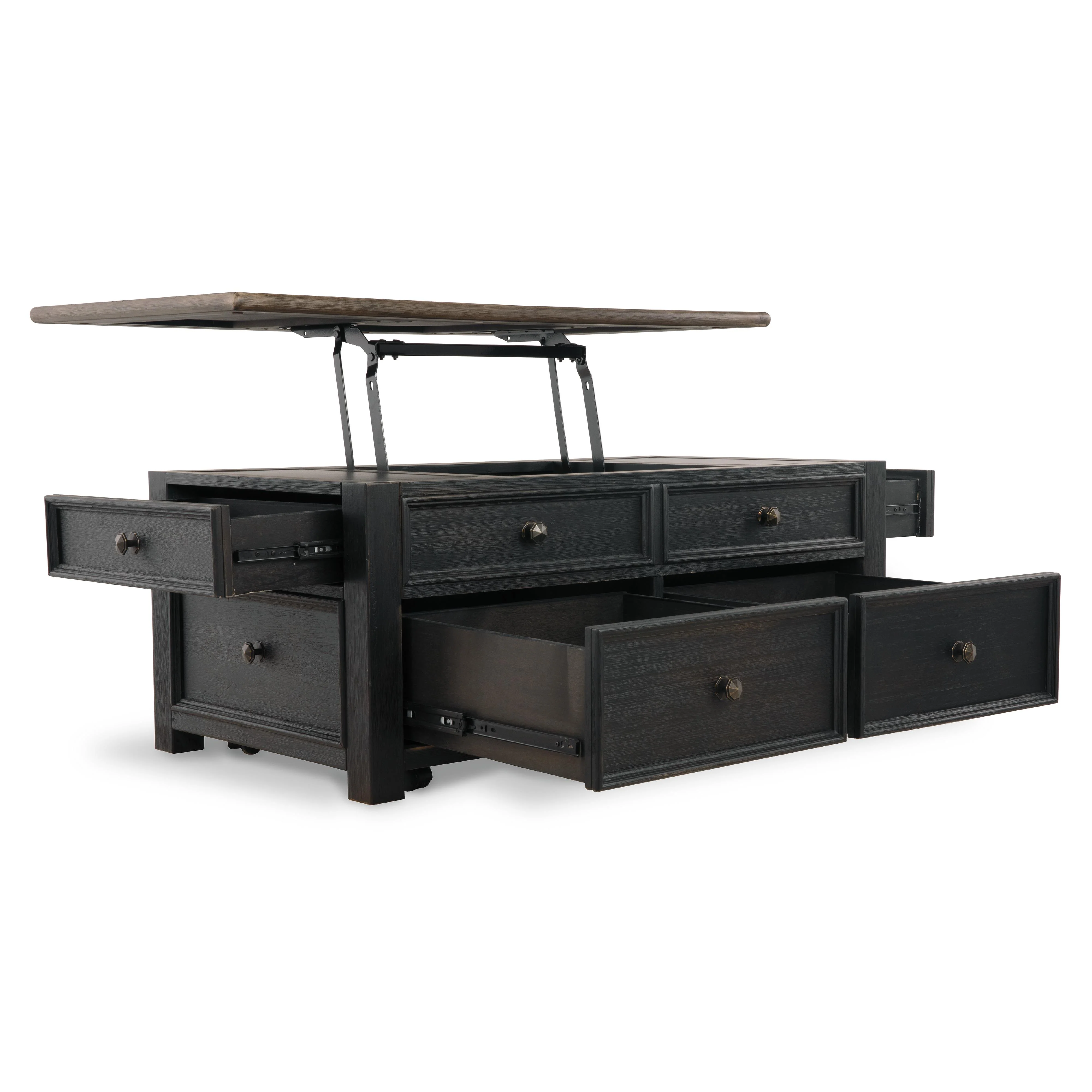 Signature Design by Ashley Tyler Creek T736T3 Coffee Table and 2 End Tables with Console - Image 15