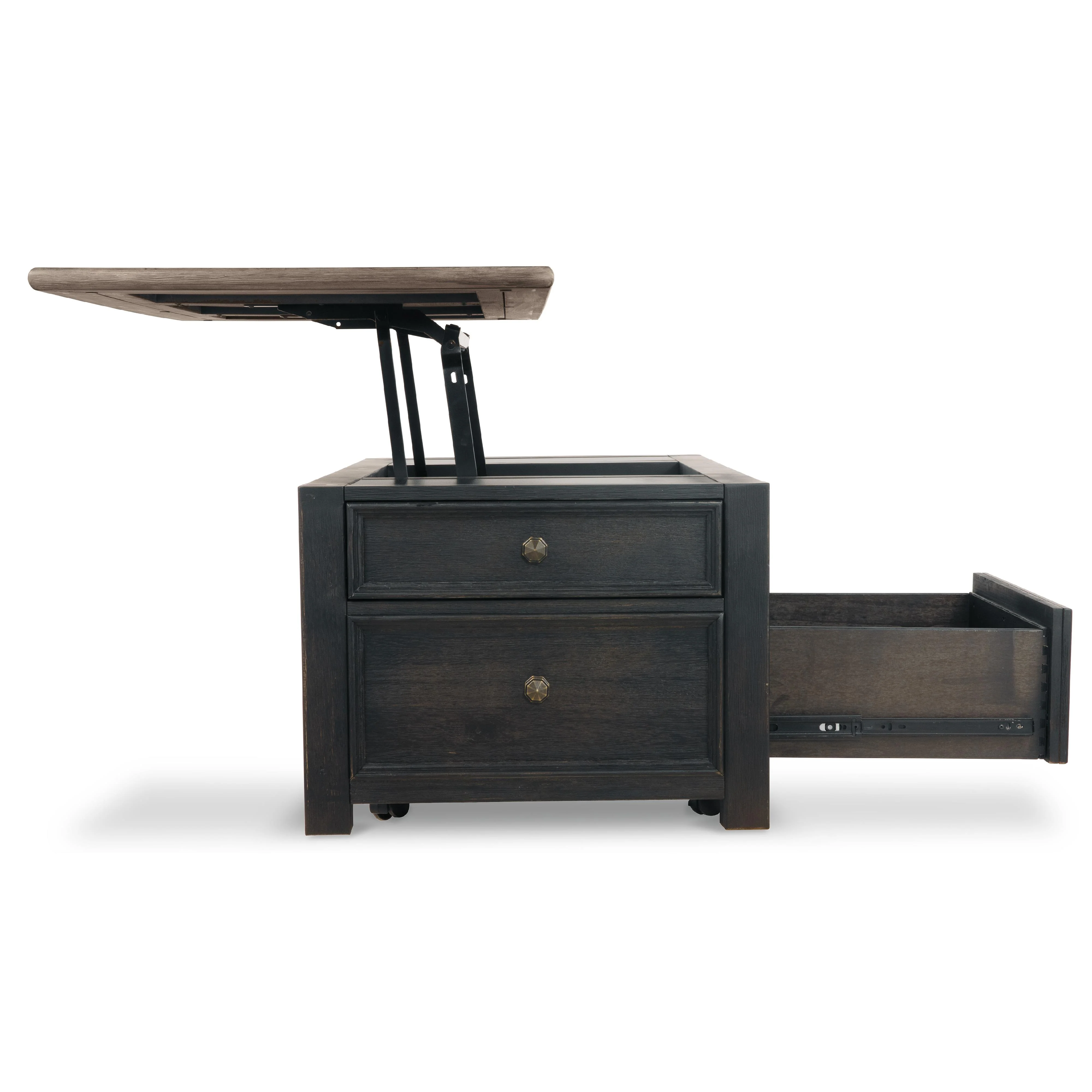 Signature Design by Ashley Tyler Creek T736T3 Coffee Table and 2 End Tables with Console - Image 17